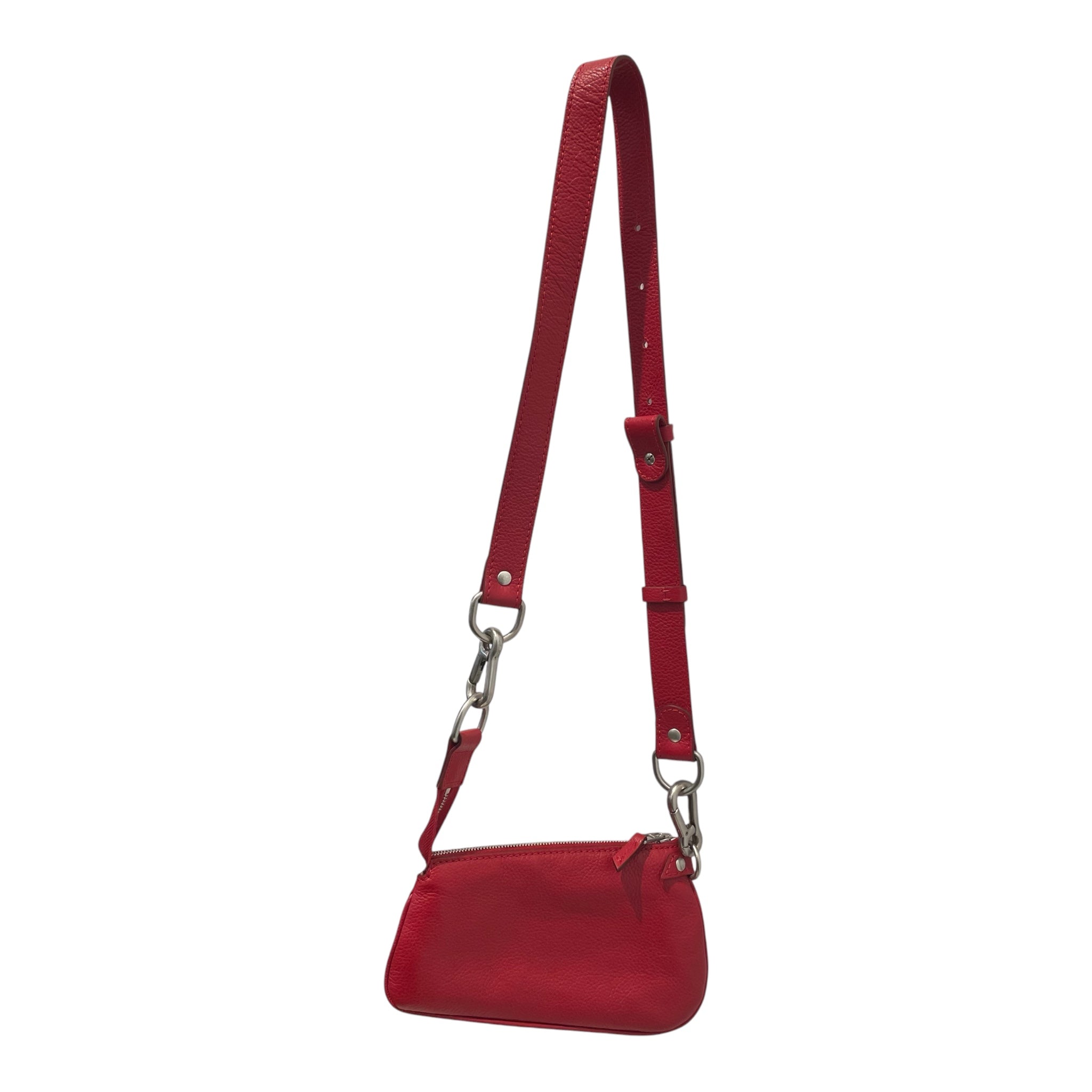 Kiko Kostadinov/Fanny Pack/Leather/RED/CROSS BODY view 2