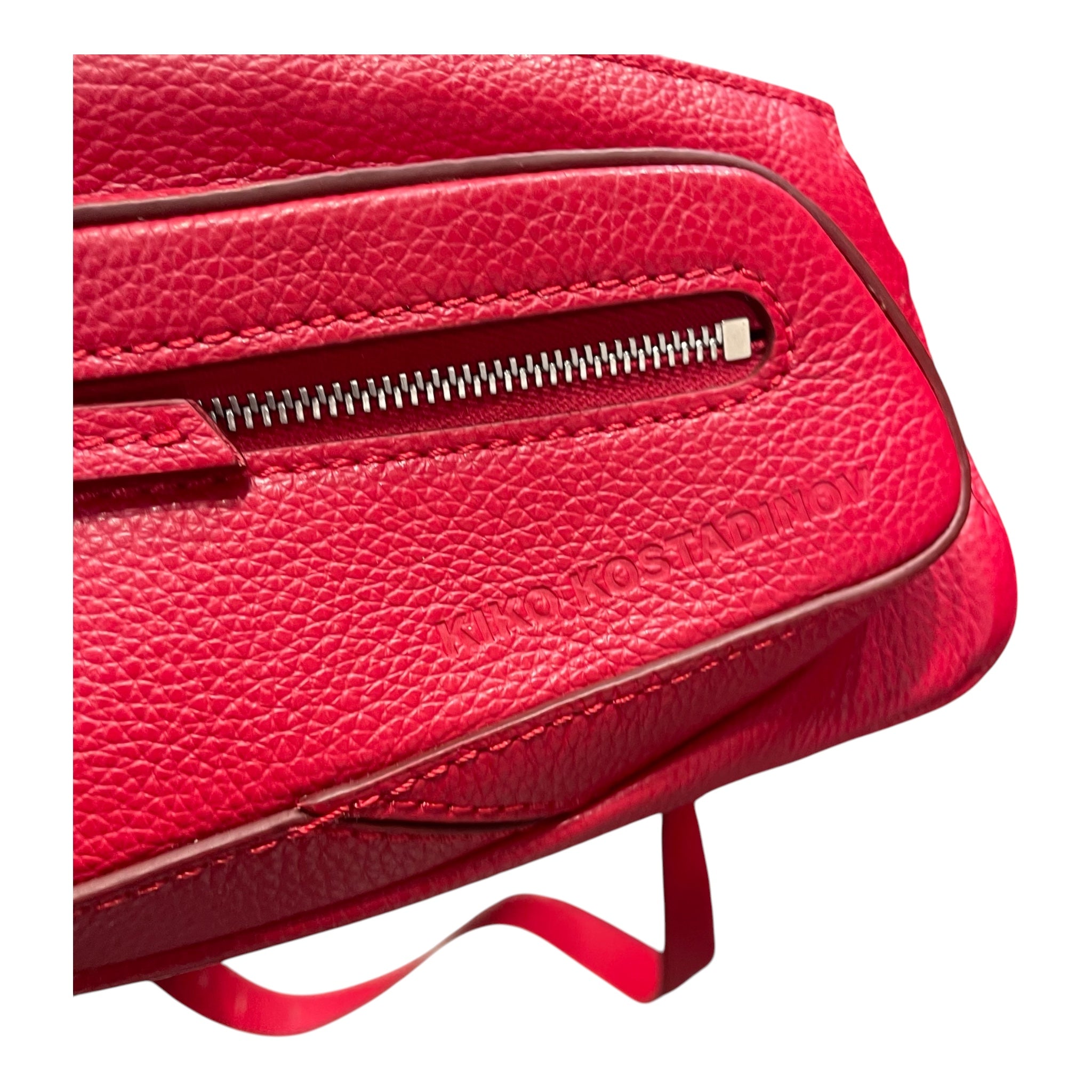 Kiko Kostadinov/Fanny Pack/Leather/RED/CROSS BODY view 5