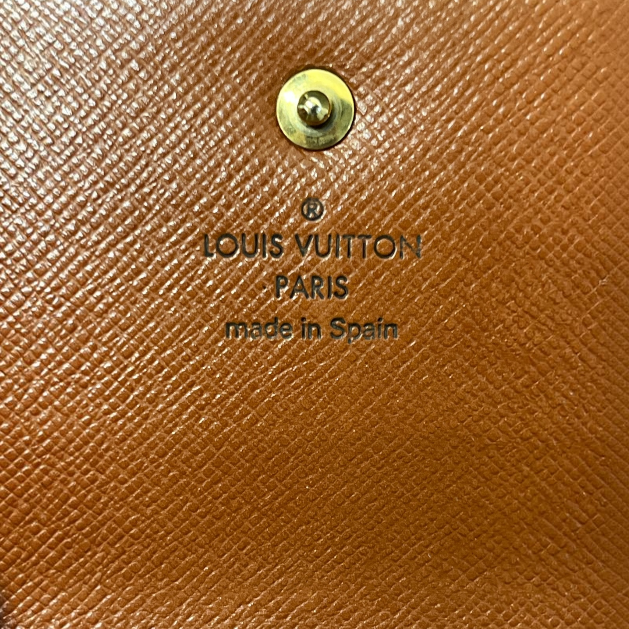 LOUIS VUITTON/Trifold Wallet/Monogram/Leather/BRW/L's/ view 7
