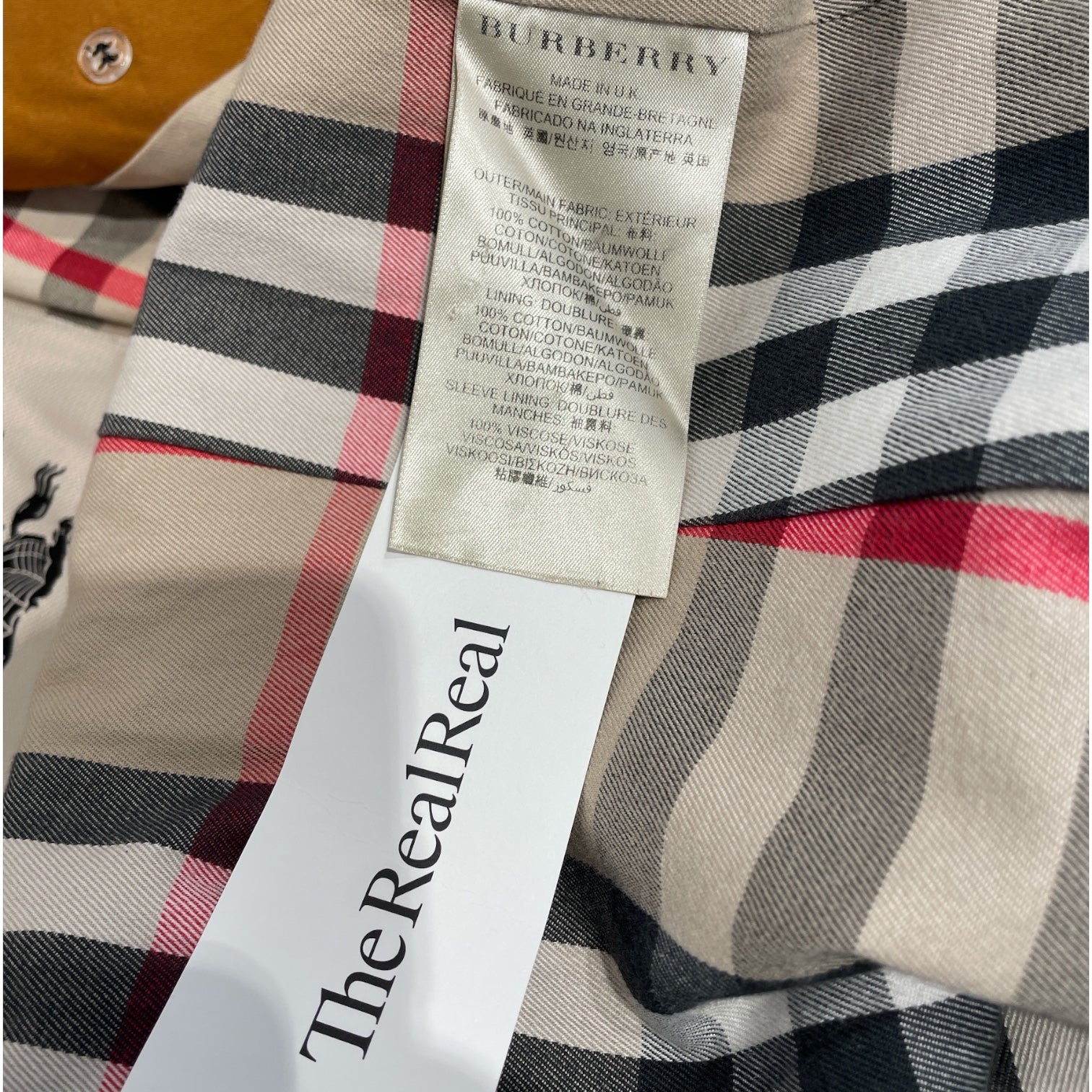 BURBERRY/Jacket/2/Cotton/CML/ view 4