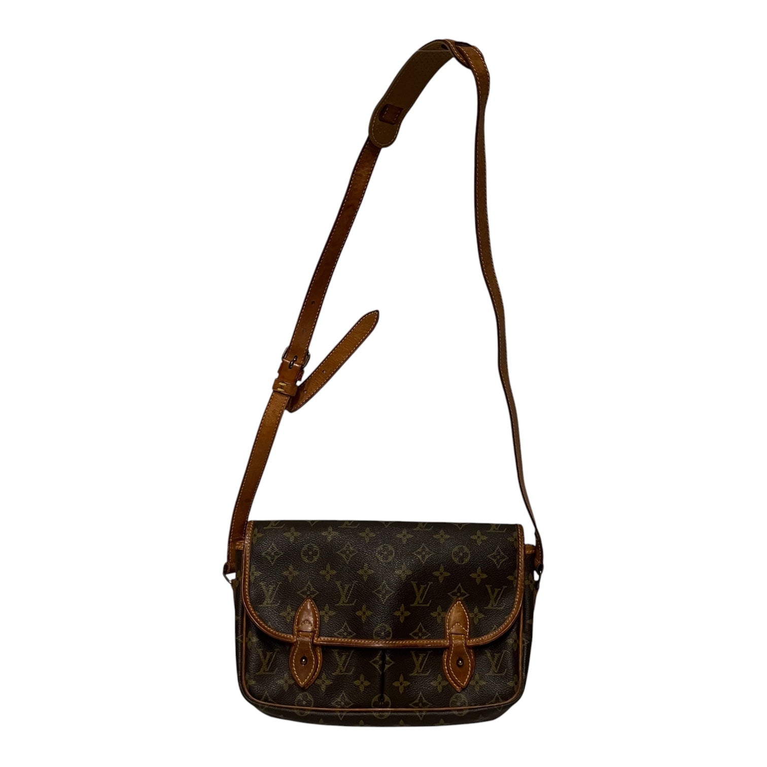 LOUIS VUITTON/Clutch Bag/All Over Print/Leather/BRD/MONOGAM GIBECIERE view 1