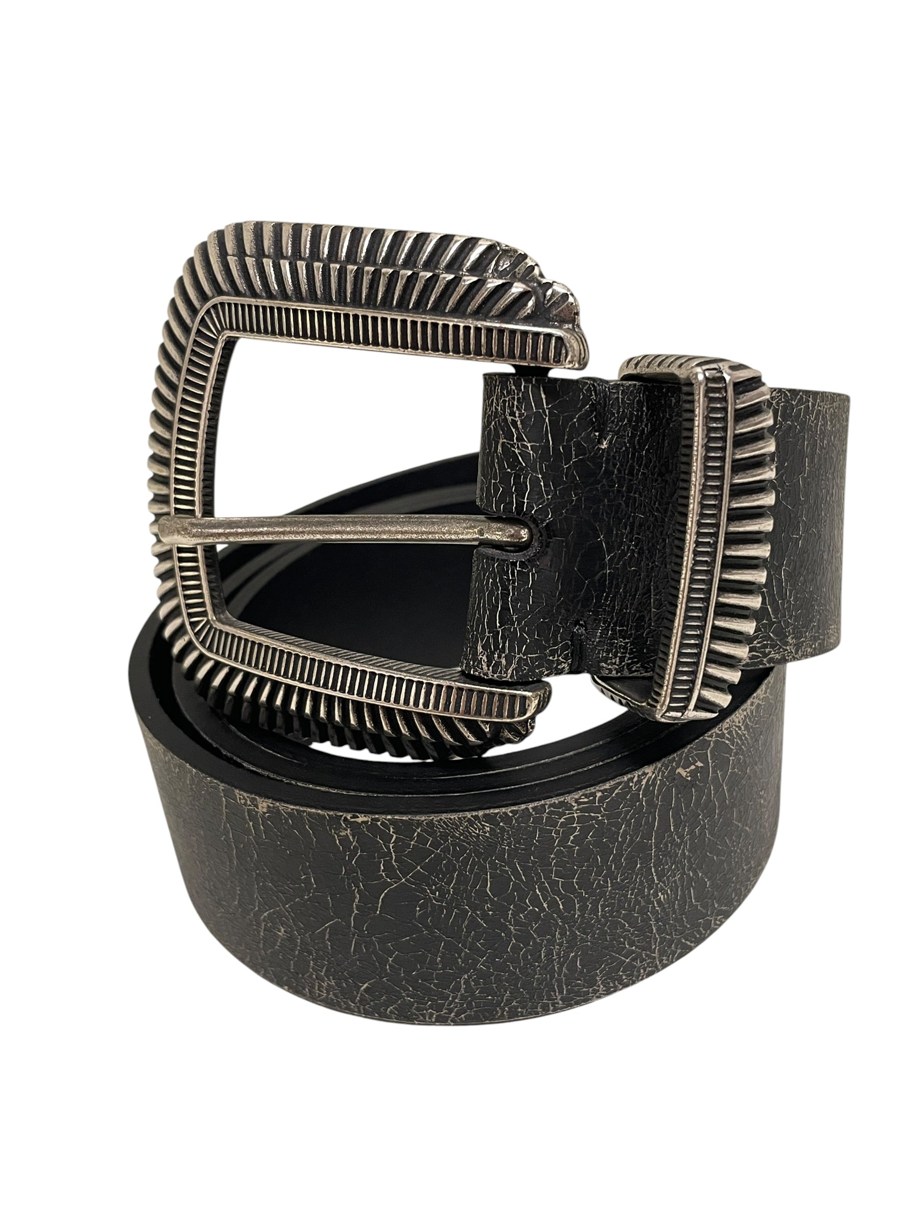 GOLDEN GOOSE/Belt/Leather/BLK/ view 1