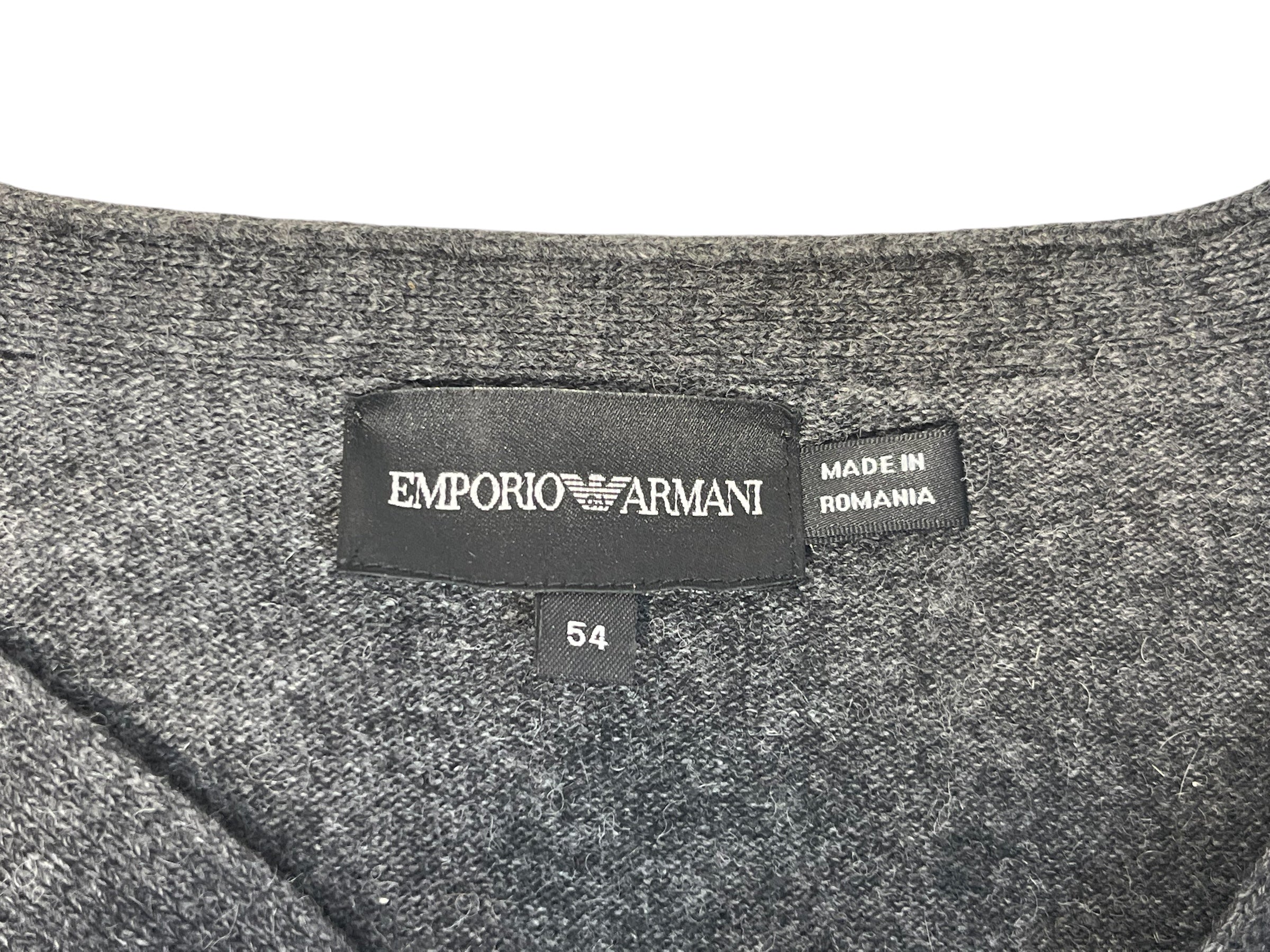 EMPORIO ARMANI/Cardigan/M/Wool/GRY/ view 3