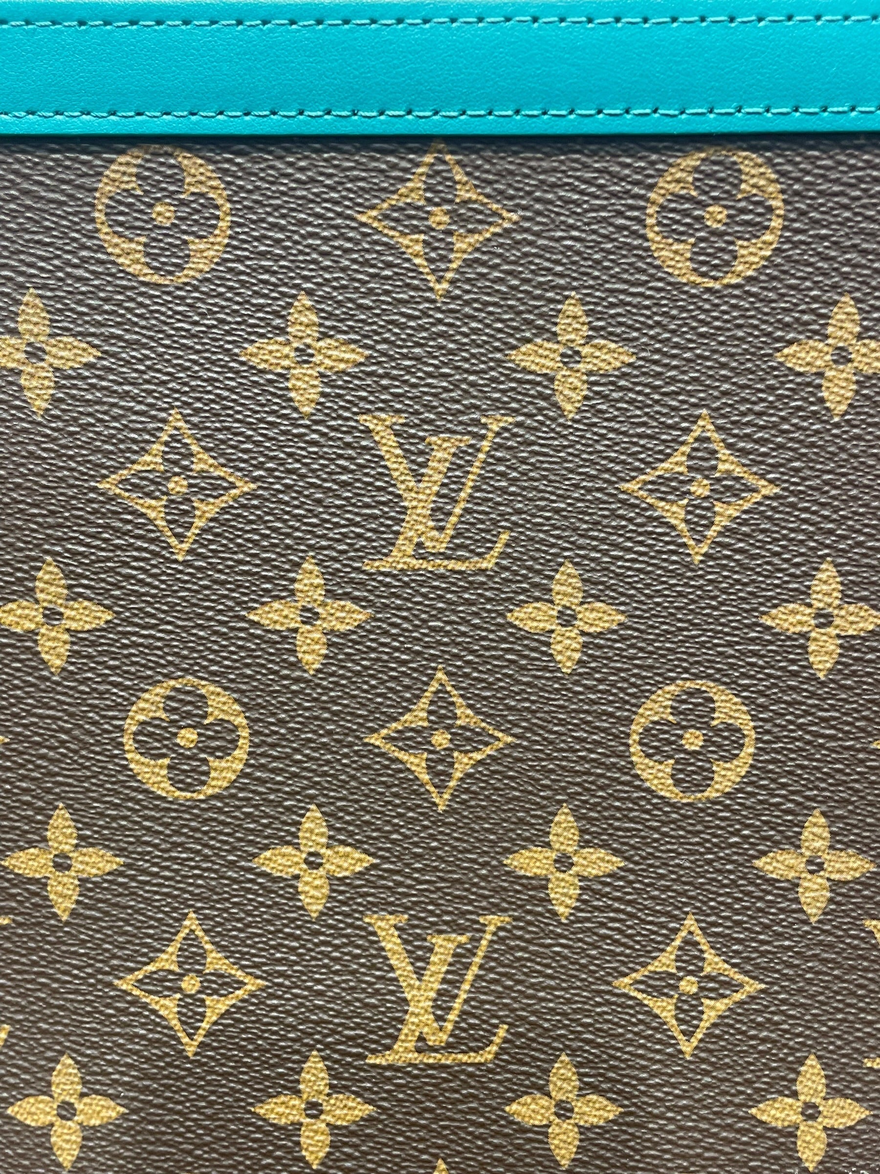 LOUIS VUITTON/Clutch Bag/Monogram/Leather/BRW/VOYAGER MACASSAR view 3