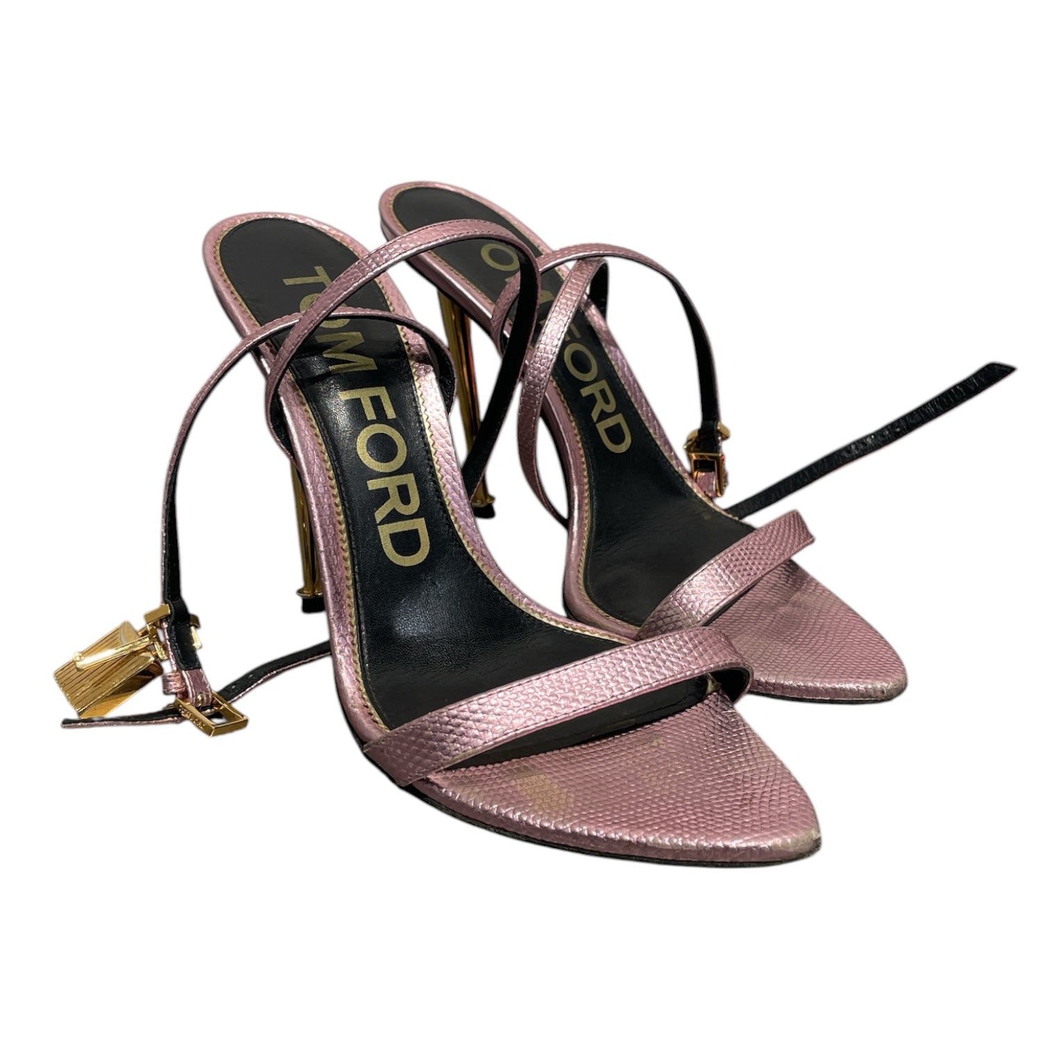 TOM FORD/Heels/EU 37.5/Leather/PNK/Ankle Strap/ view 1