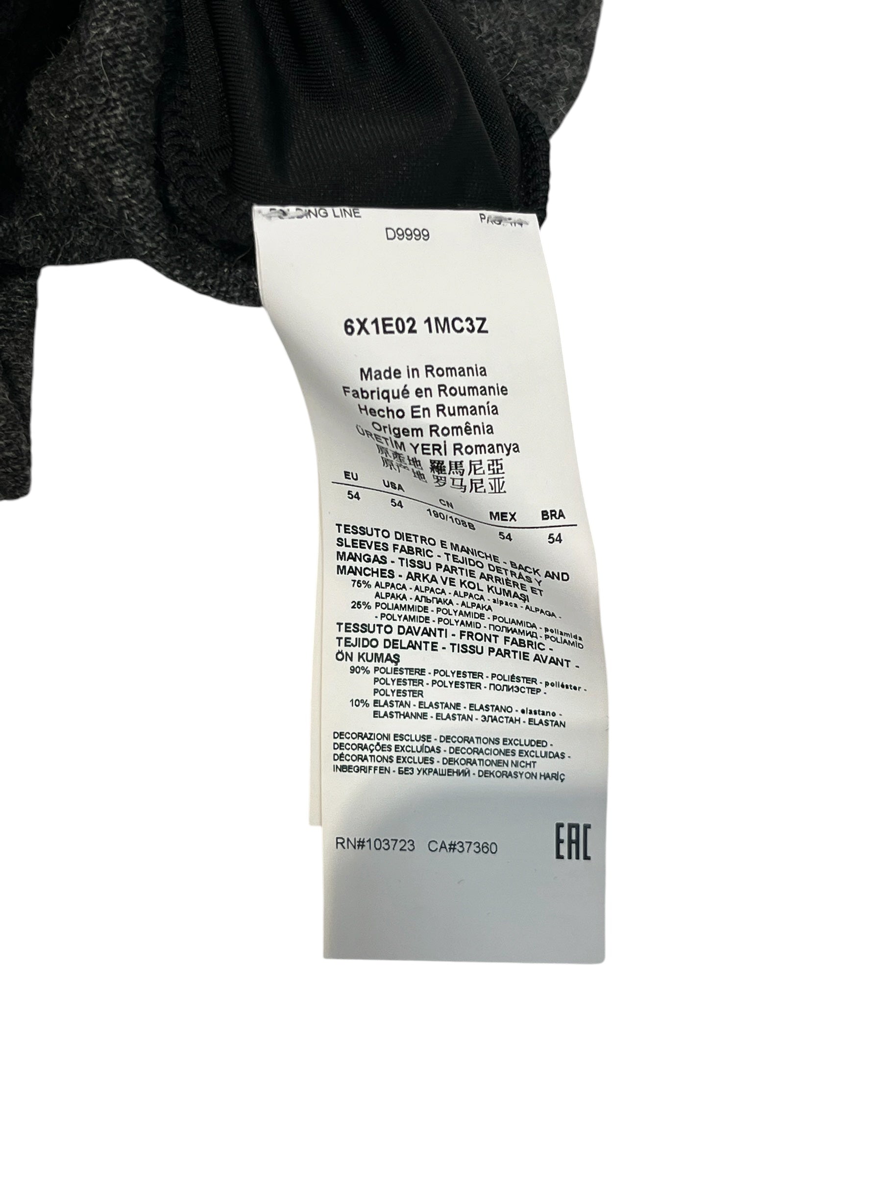 EMPORIO ARMANI/Cardigan/M/Wool/GRY/ view 4
