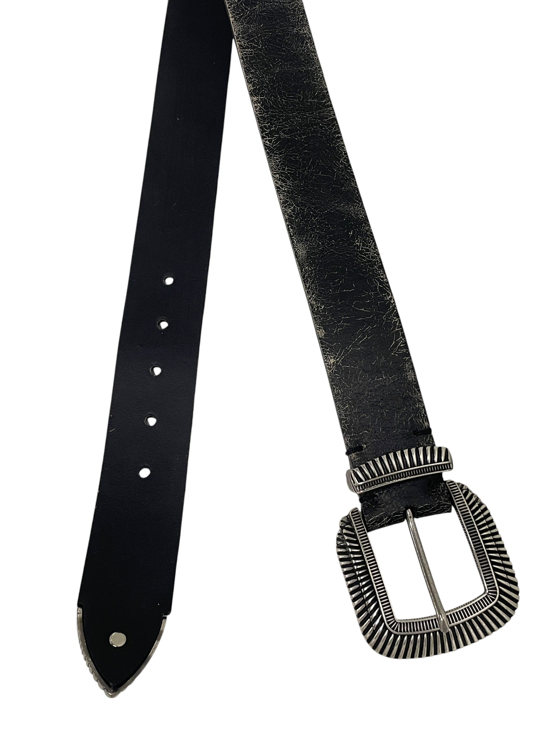 GOLDEN GOOSE/Belt/Leather/BLK/ view 2