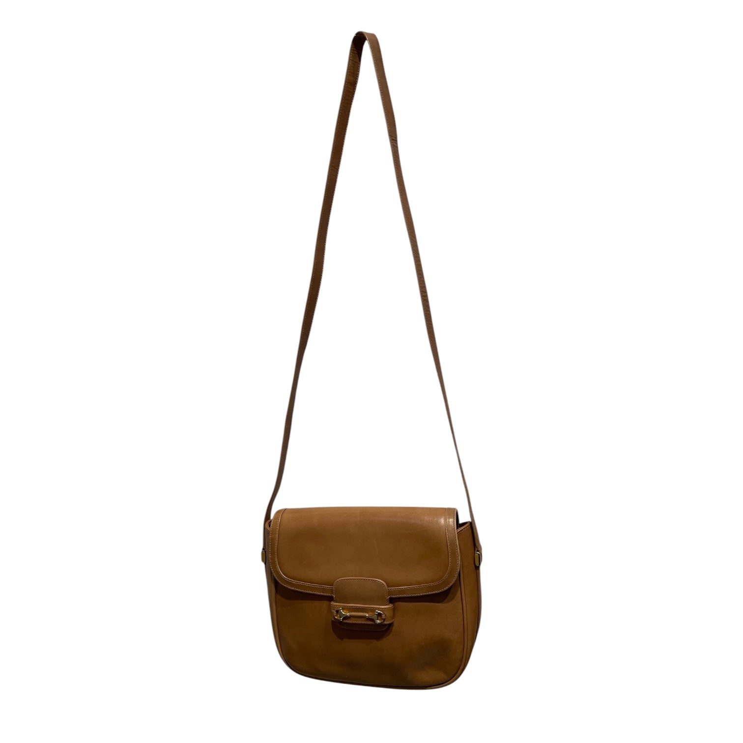 GUCCI/Cross Body Bag/Leather/BEG/1955 HORSEBIT view 1