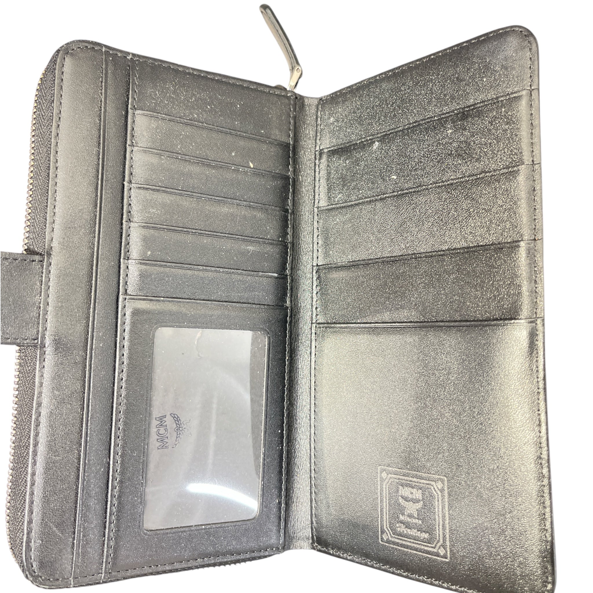 MCM/Long Wallet/Monogram/Leather/BLK/L's/ view 5