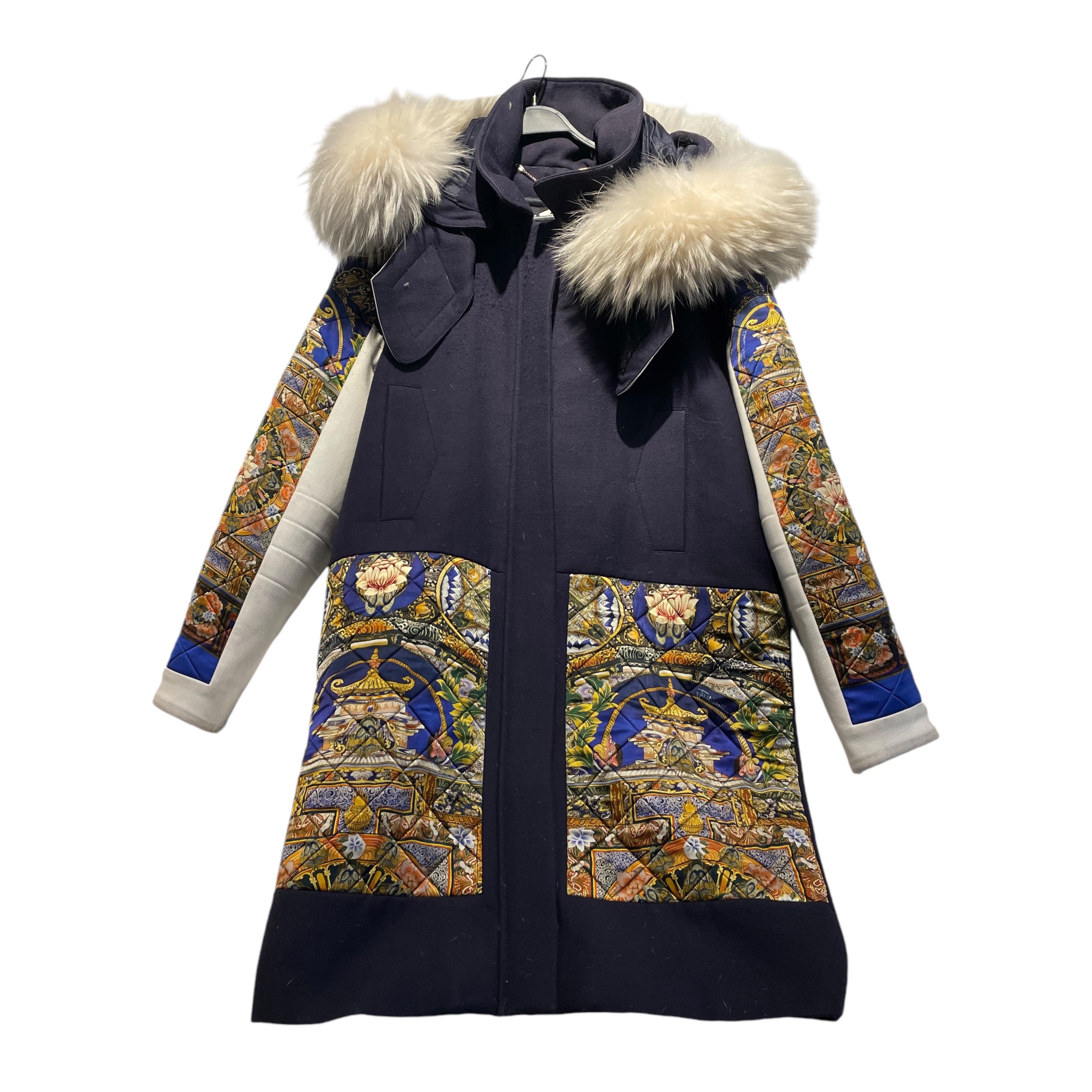 Just cavalli/Coat/46/Wool/NVY/Graphic/2001 view 1