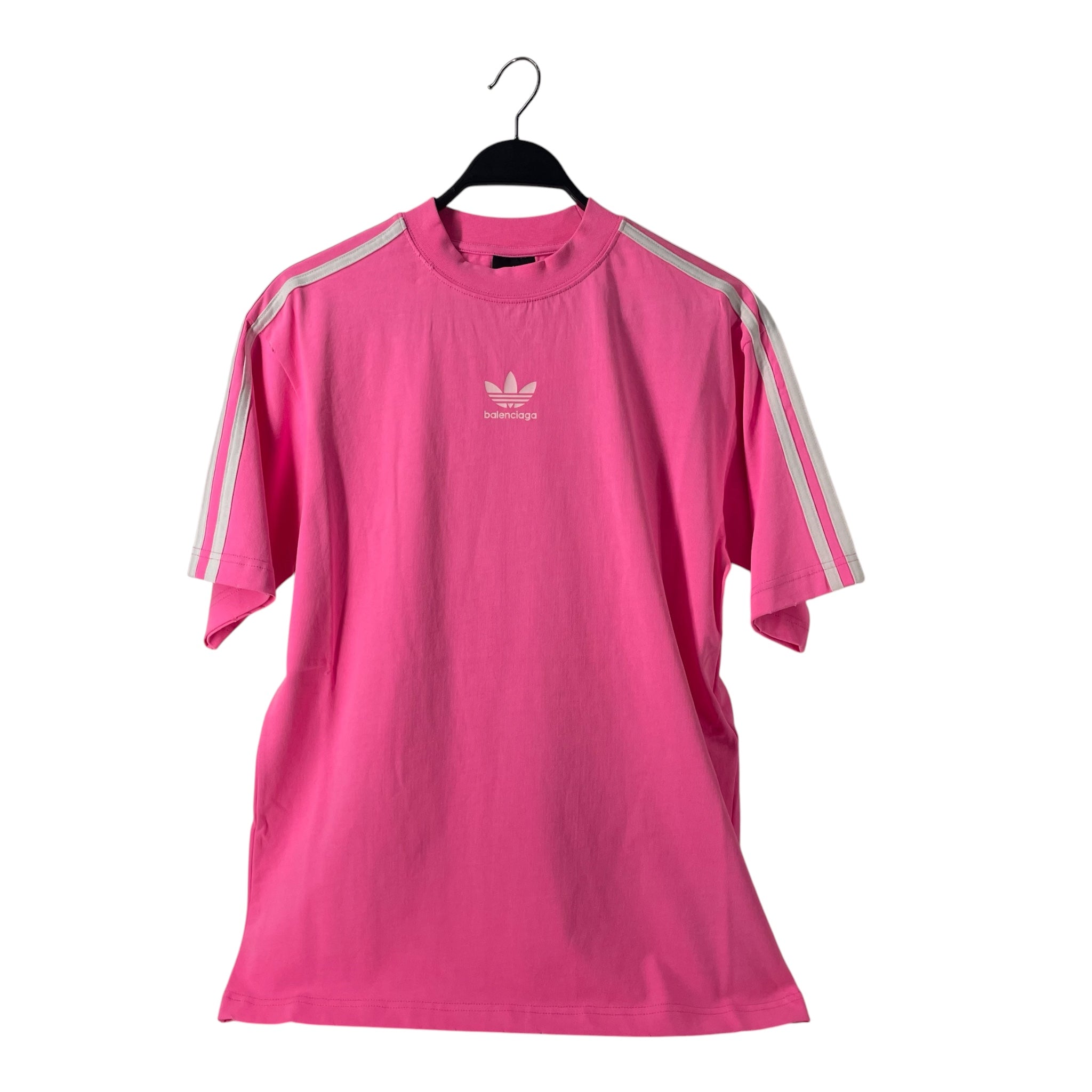 BALENCIAGA/adidas/T-Shirt/XXS/Stripe/Cotton/PNK/BNWT STRIPE SHIRT view 1
