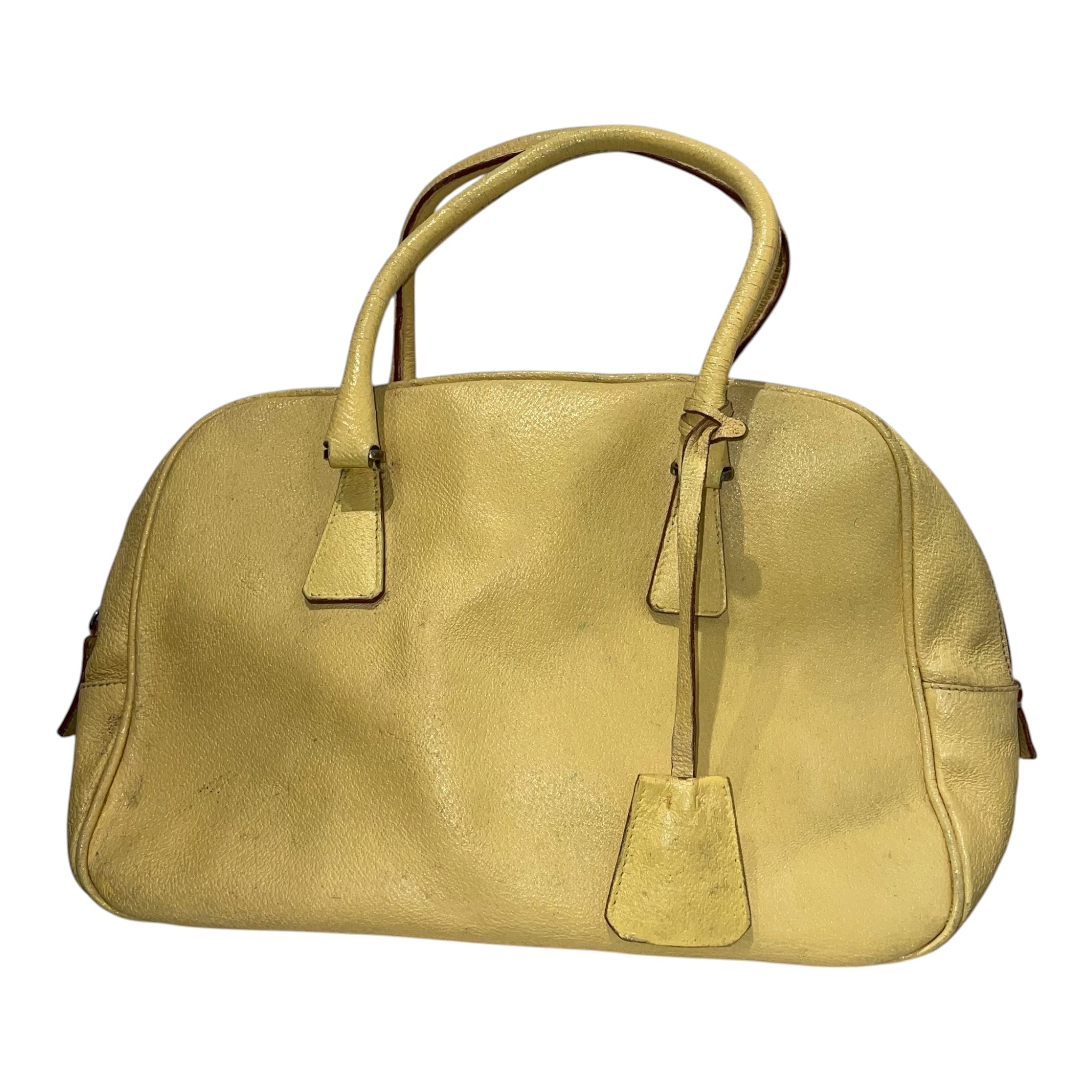 PRADA/Bag/Leather/YEL/VITELLO DAINO view 1