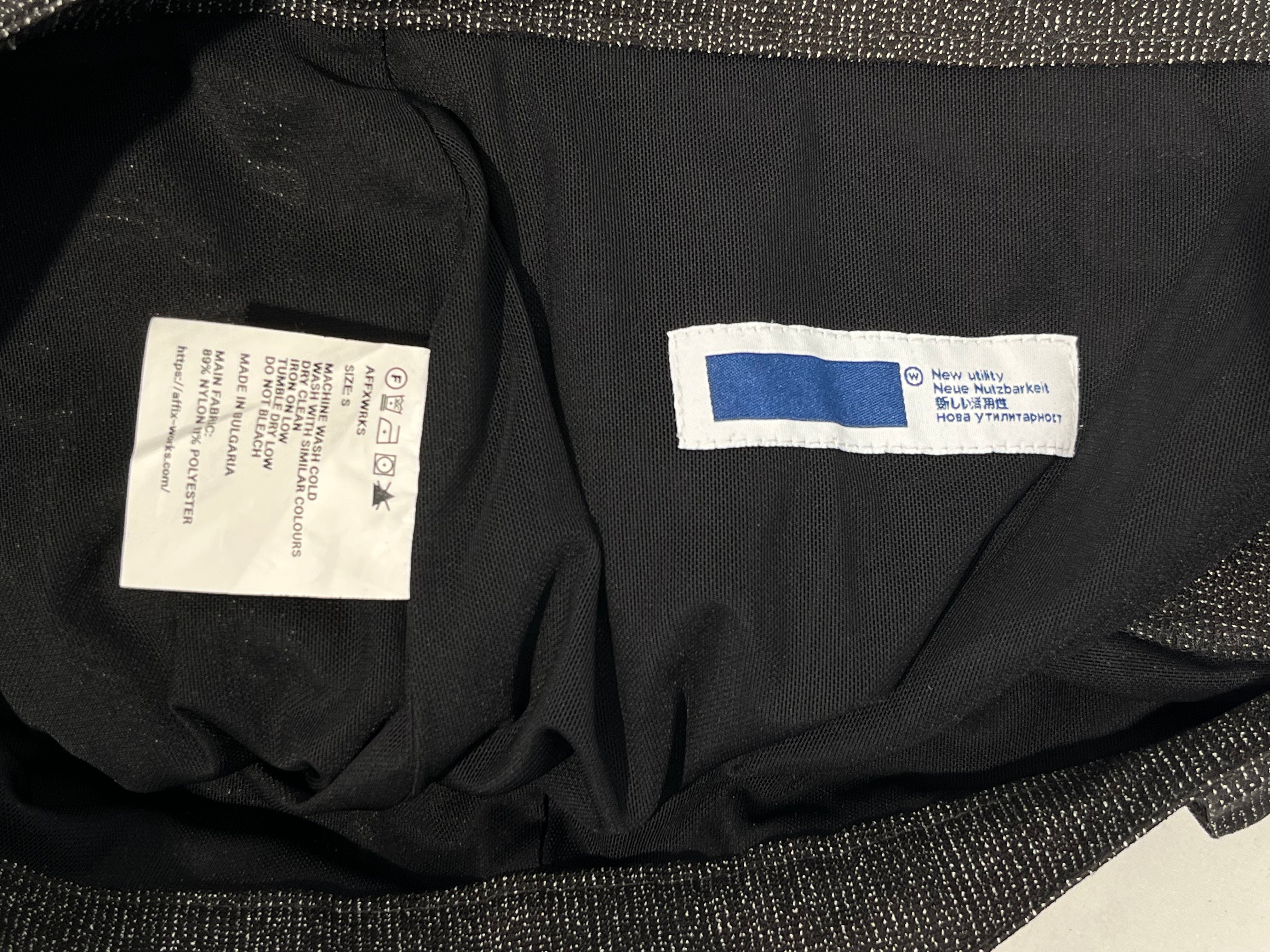 AFFXWRKS/Kiko Kostadinov/Slacks/S/Nylon/BLK/ view 5