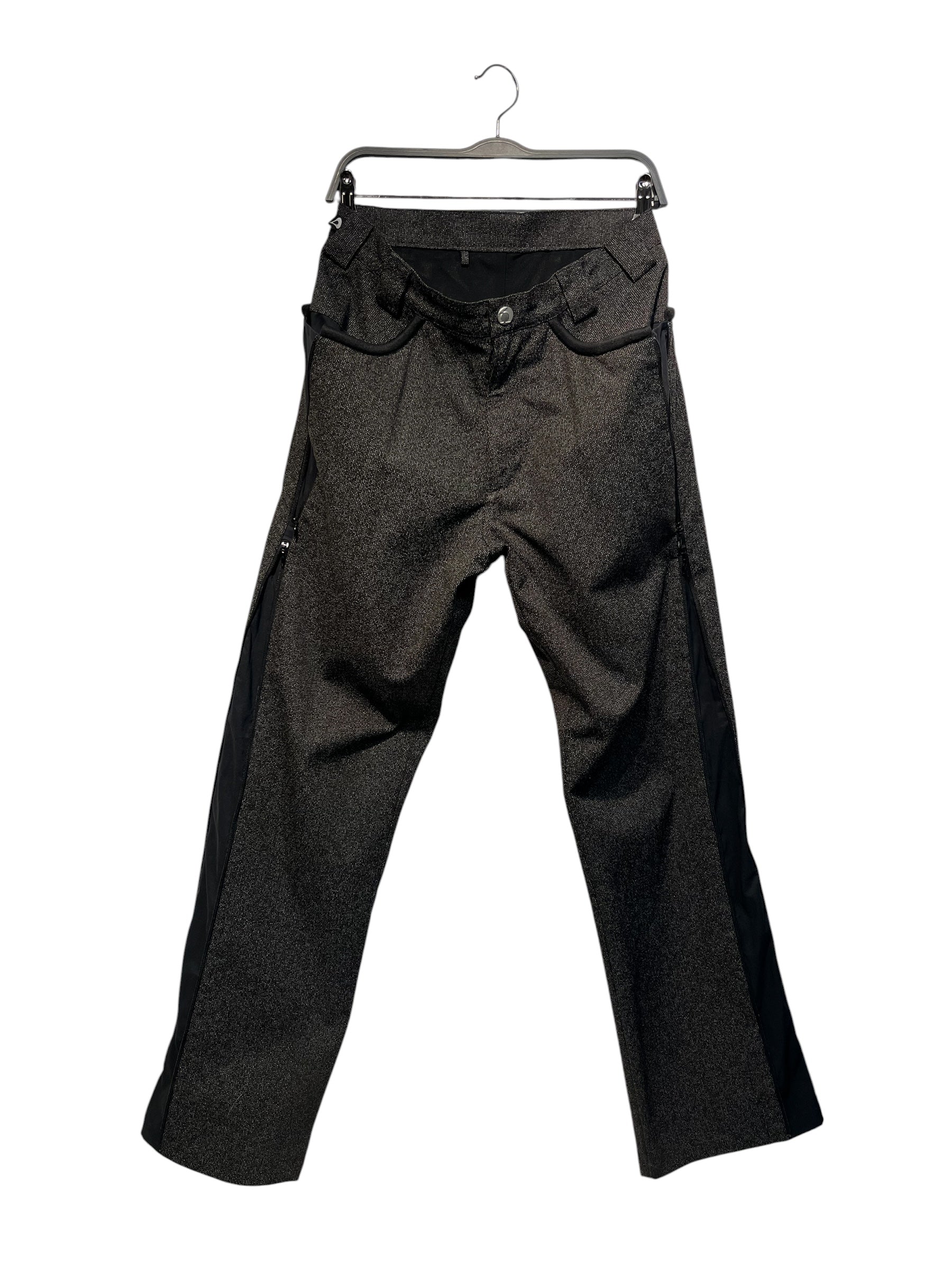 AFFXWRKS/Kiko Kostadinov/Slacks/S/Nylon/BLK/ view 1