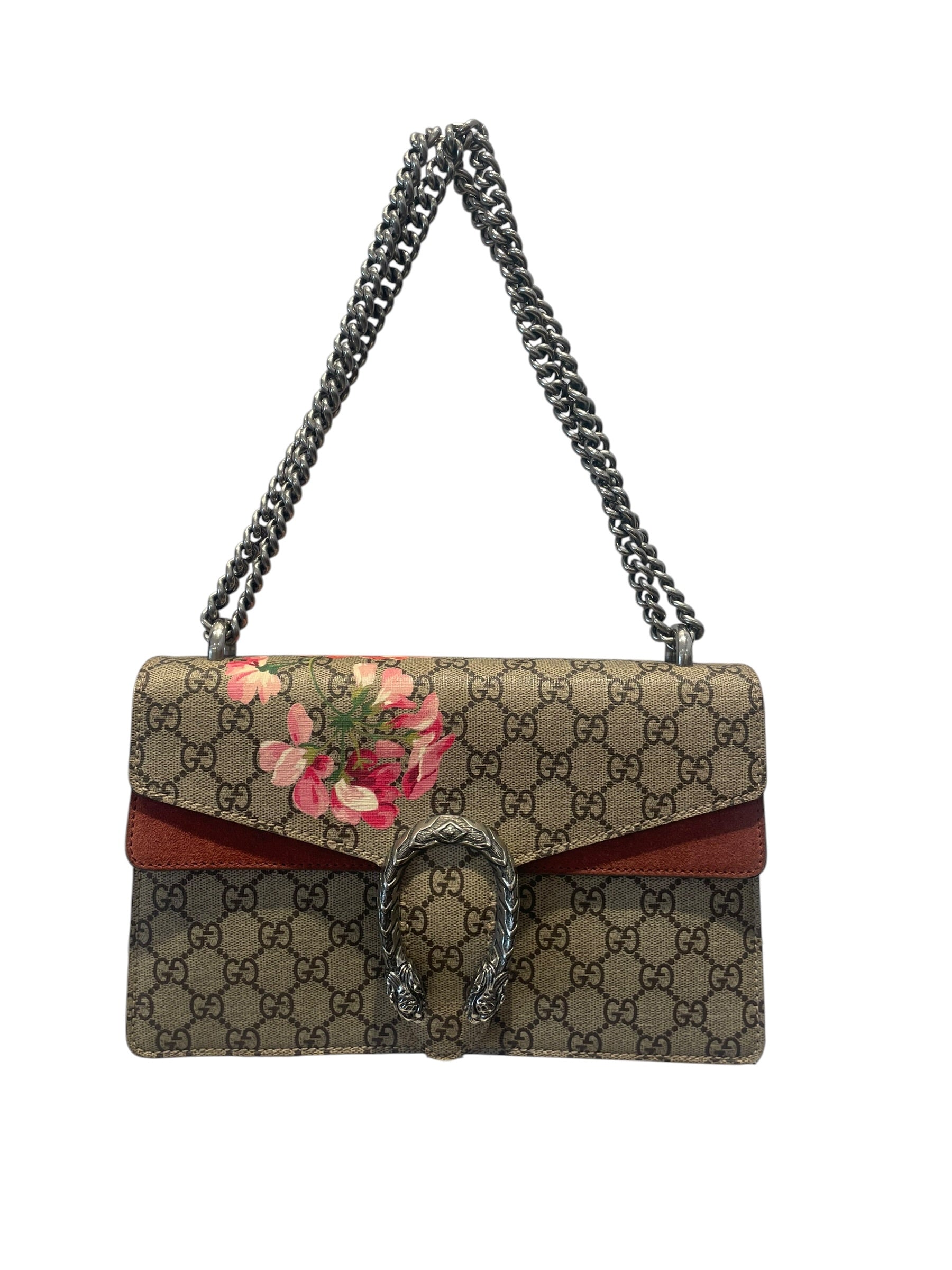 GUCCI/Cross Body Bag/Monogram/KHK/Blooms Dionysus view 1