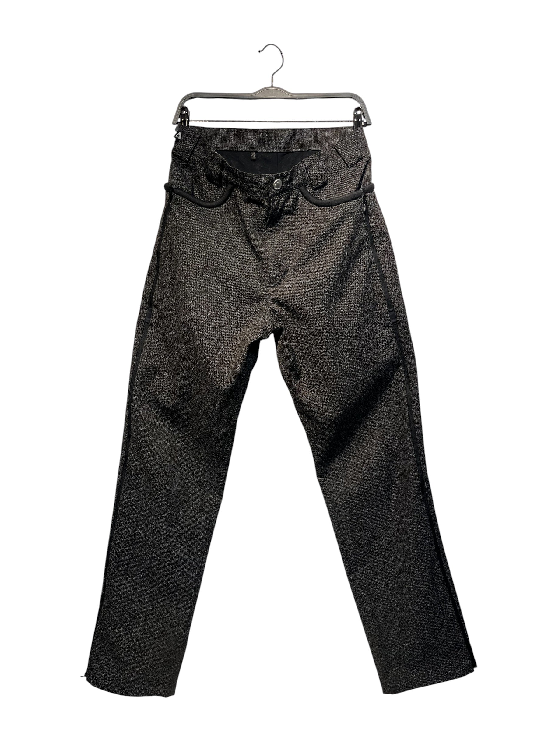 AFFXWRKS/Kiko Kostadinov/Slacks/S/Nylon/BLK/ view 2