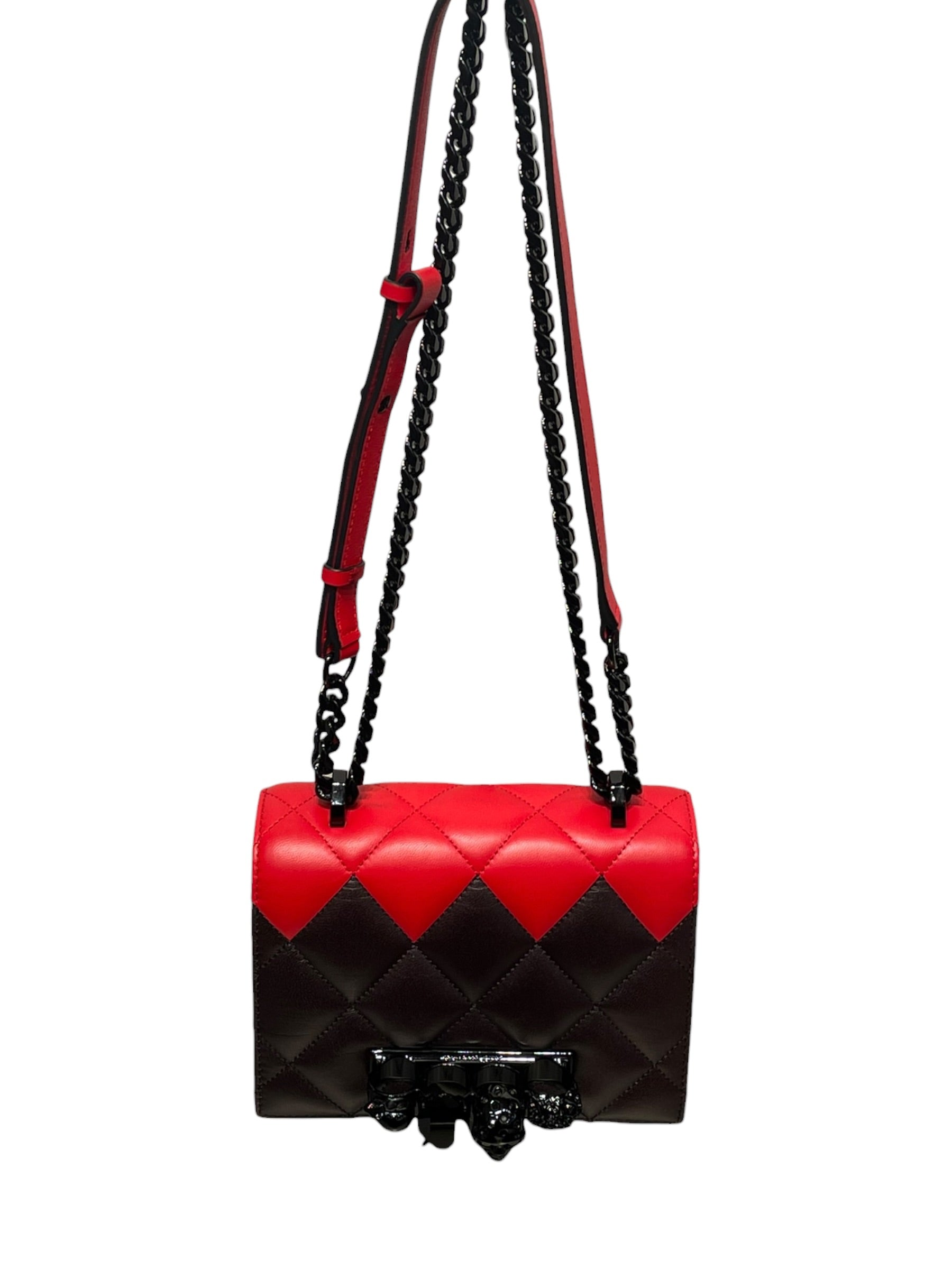 Alexander McQueen/Bag/Leather/RED/KNUCKLE BAG view 1