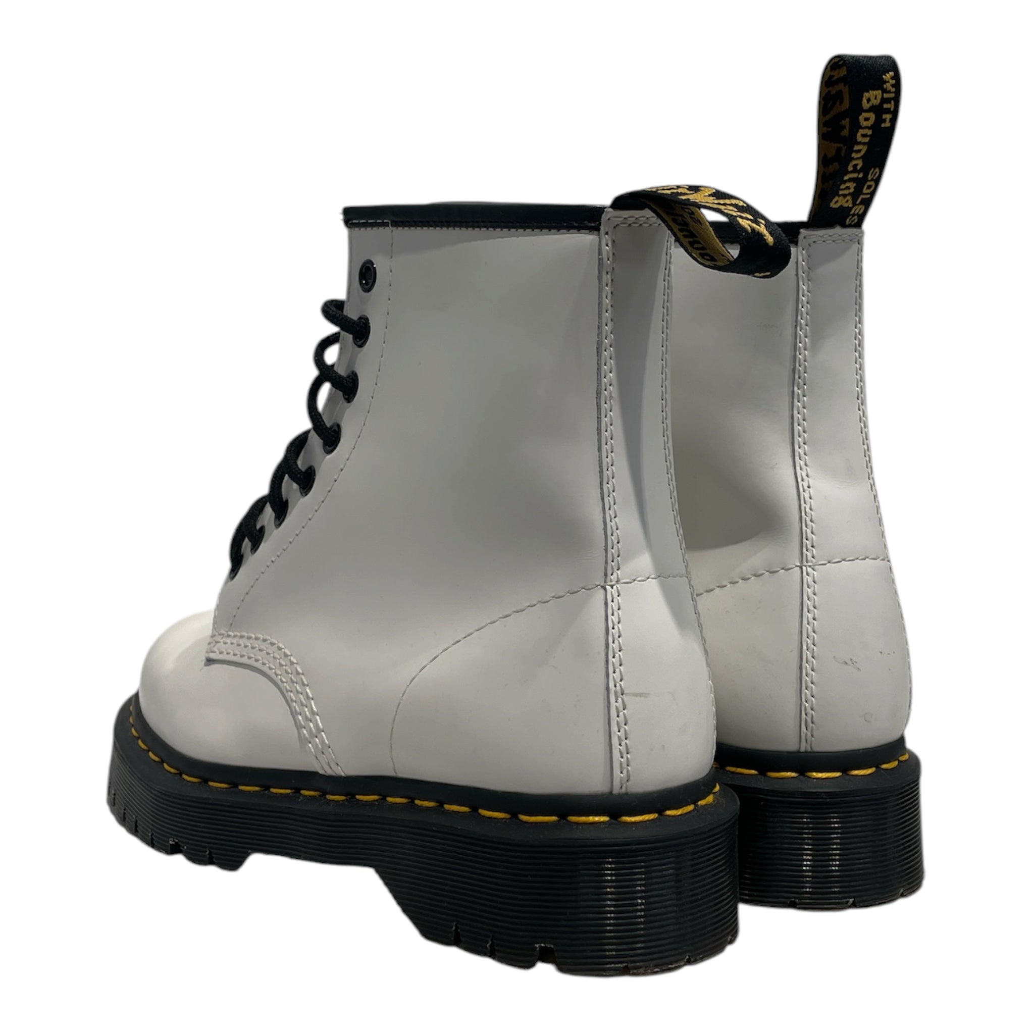 Dr.Martens/Lace Up Boots/US 8/WHT/KM 06 X 1460 Bex Smooth view 2
