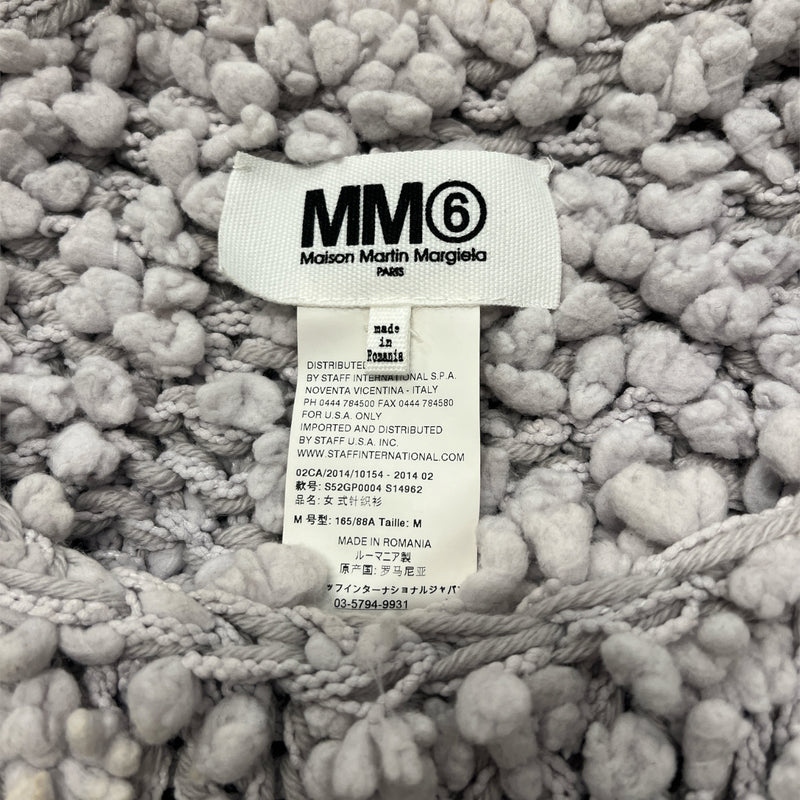 MM6/Heavy Knit Vest/M/Wool/GRY/