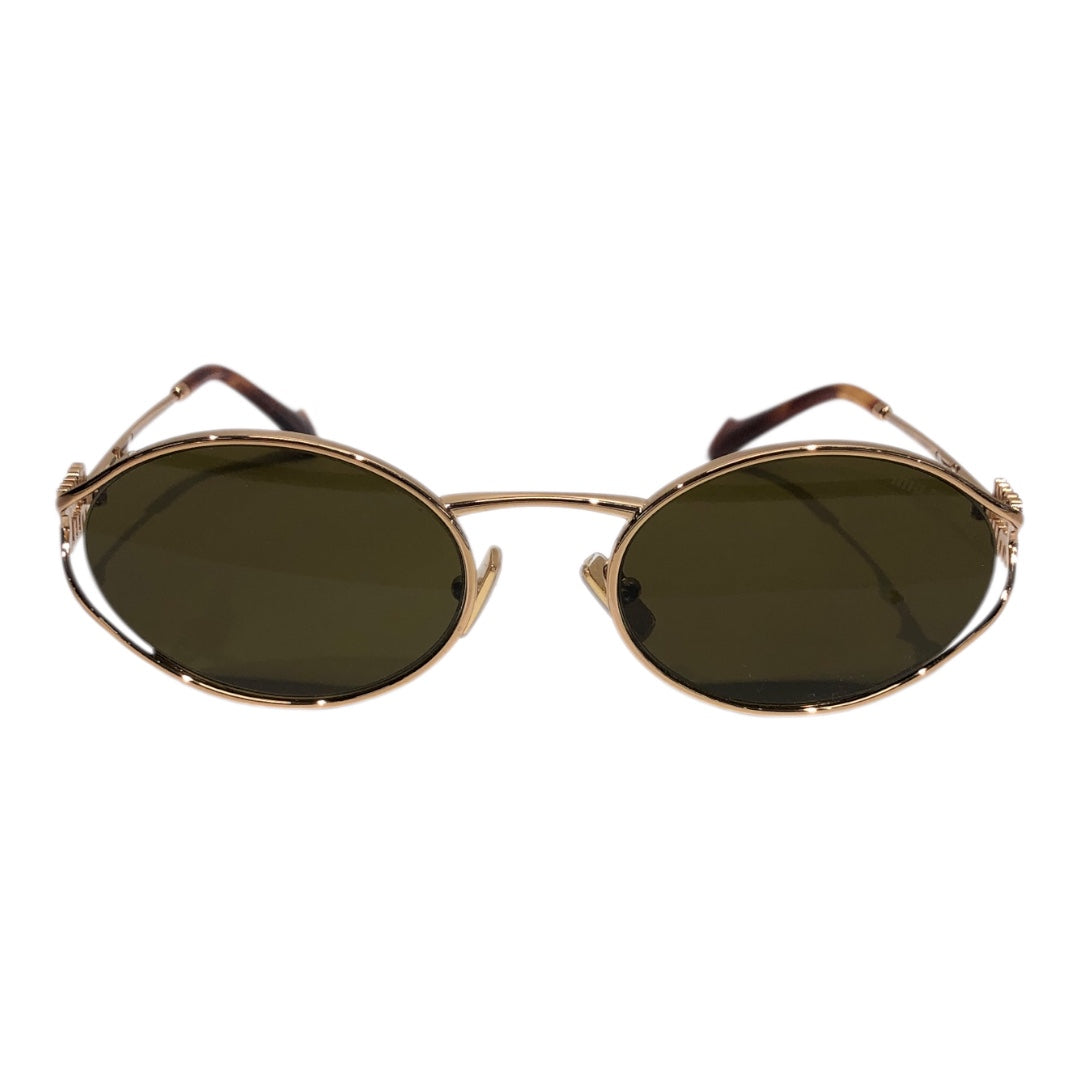 MIU MIU/Sunglasses/Metal/GLD/Oval/L's/MU 52YS view 1
