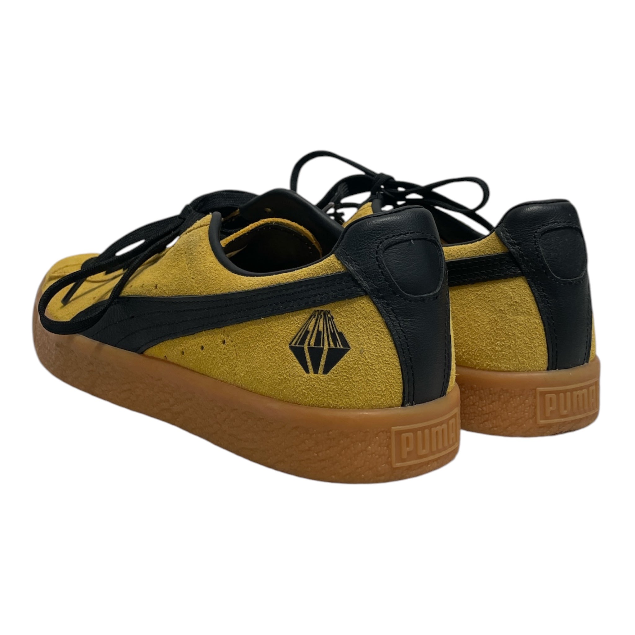 PUMA/Low-Sneakers/US 8.5/Suede/YEL/ view 2