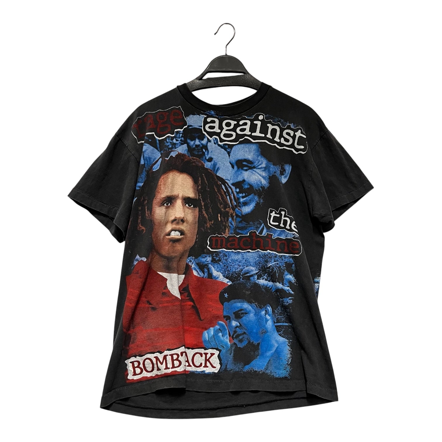 Vintage/T-Shirt/Cotton/GRY/All Over Print/rage bombtrack view 1