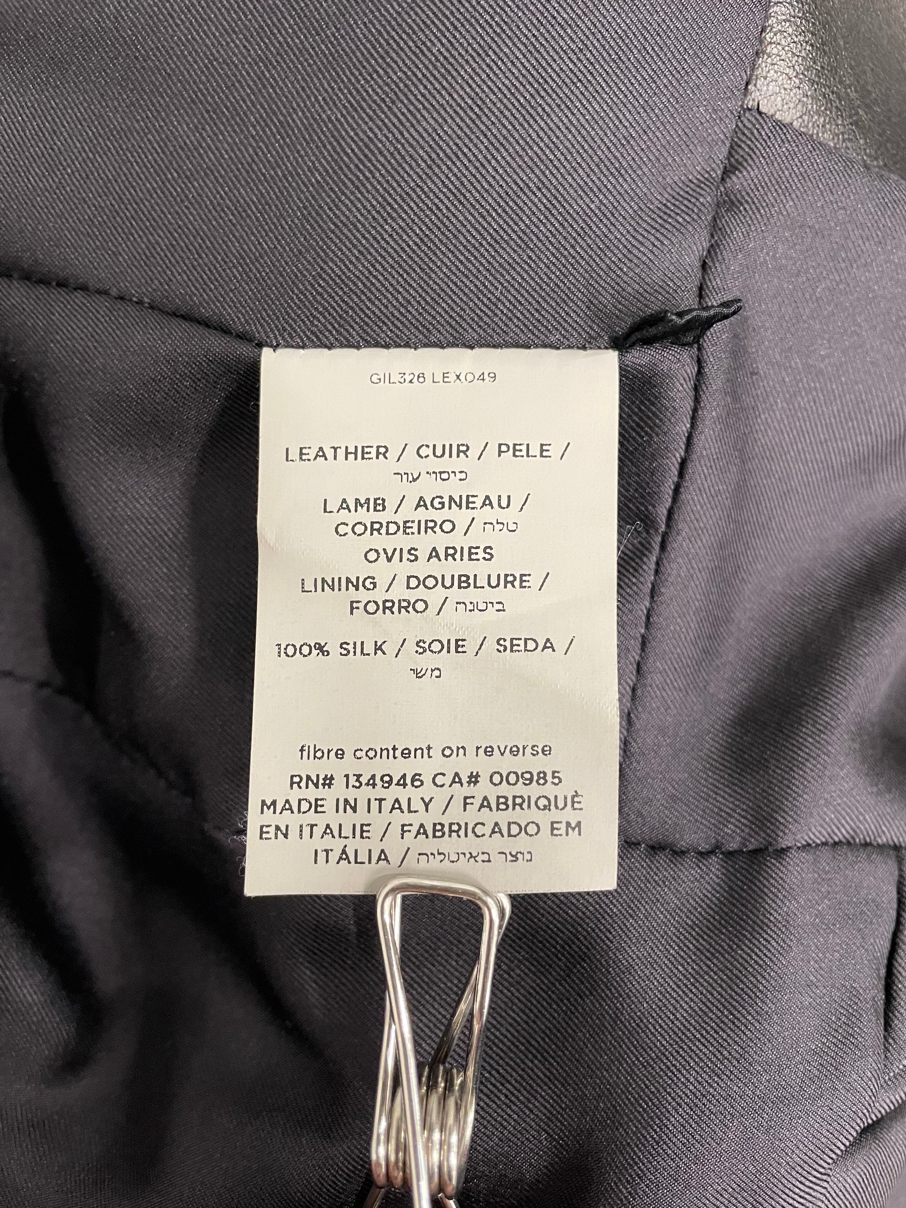 TOM FORD/Leather Jkt/36/Leather/BLK/POCKETS ON FRONT view 4