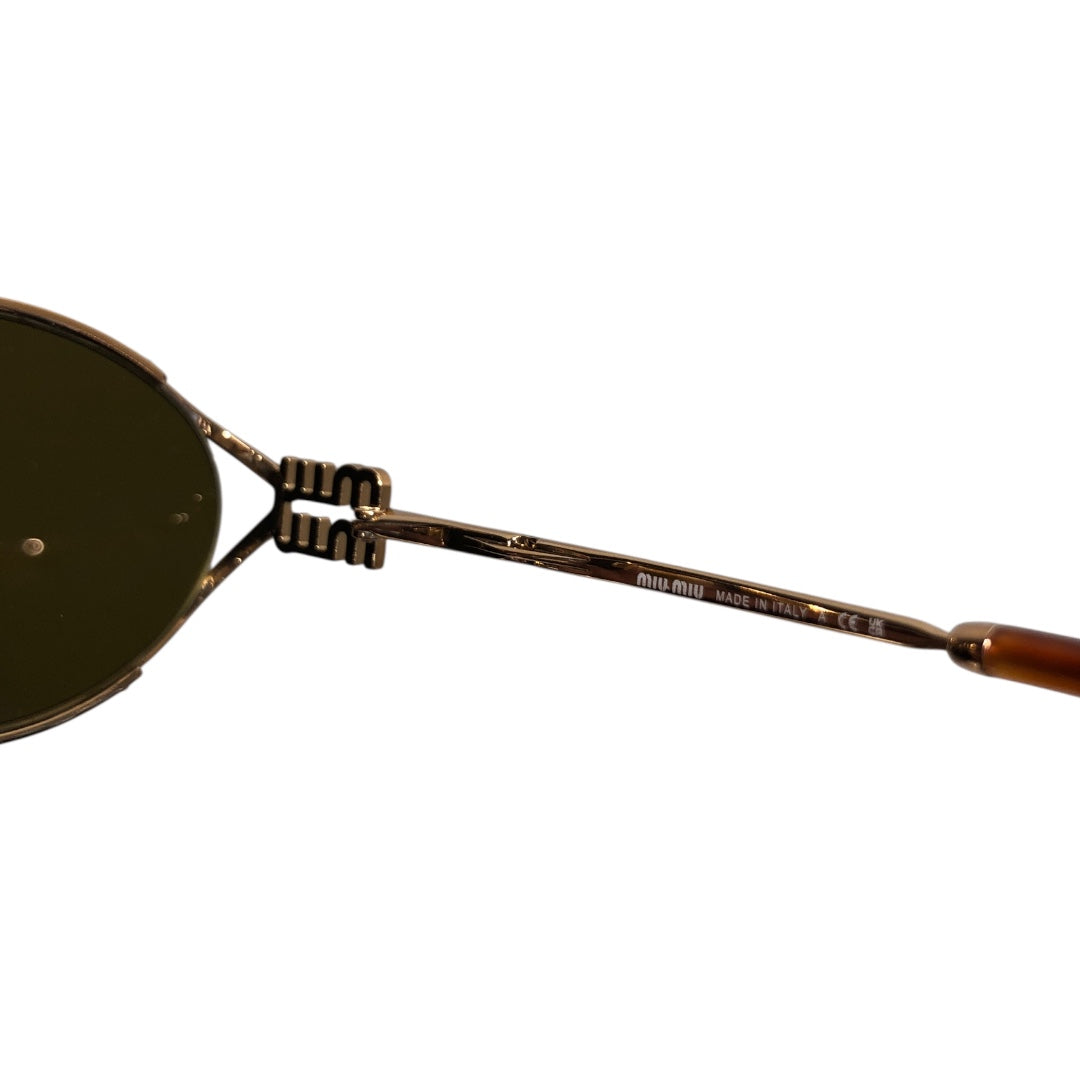 MIU MIU/Sunglasses/Metal/GLD/Oval/L's/MU 52YS view 4