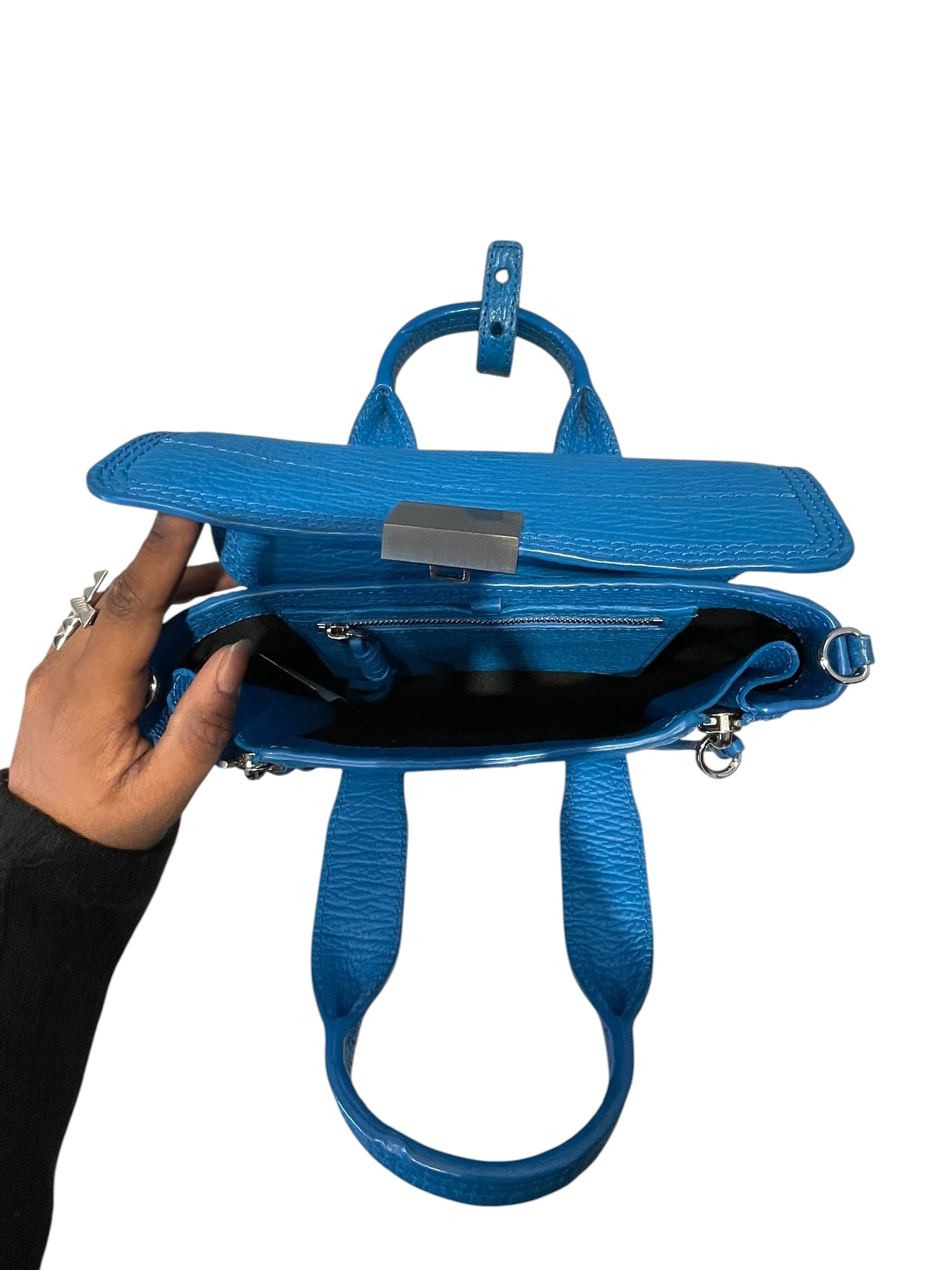3.1 phillip lim/Bag/Leather/BLU/Mini Shark view 4