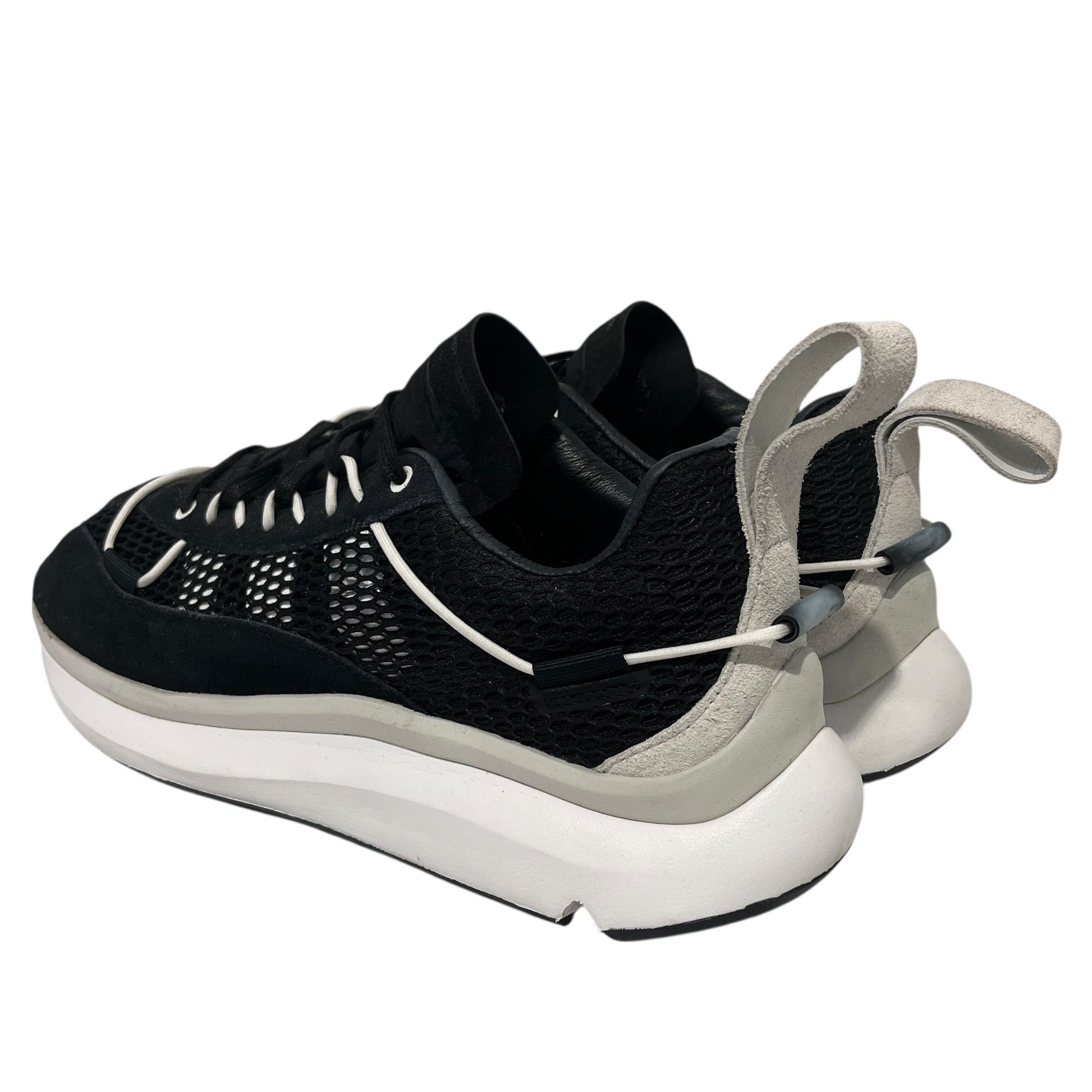 Y-3/Low-Sneakers/US 9.5/Cotton/BLK/Shiku run view 2