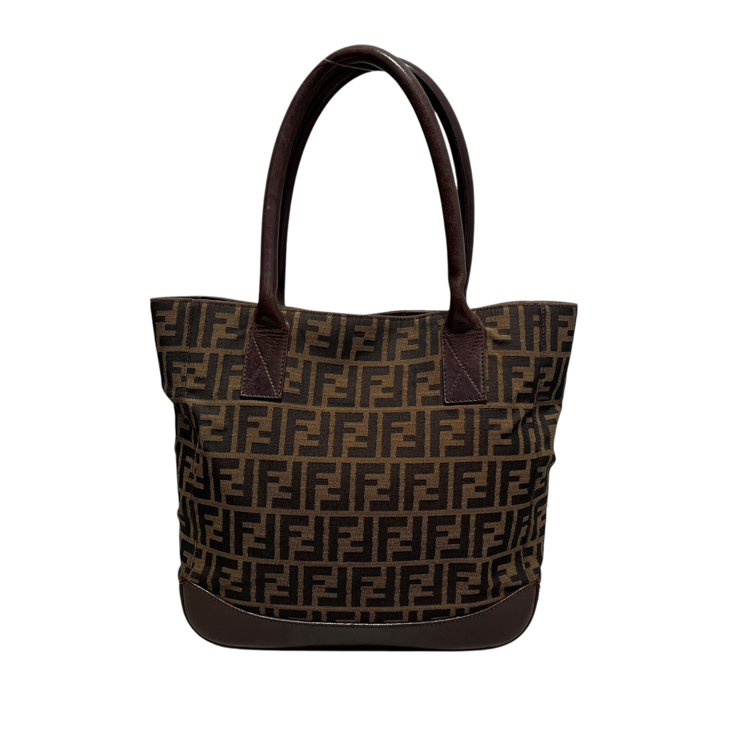 FENDI/Tote Bag/Monogram/BRW/MONOGRAM ZUCCA TOTEBAG view 1