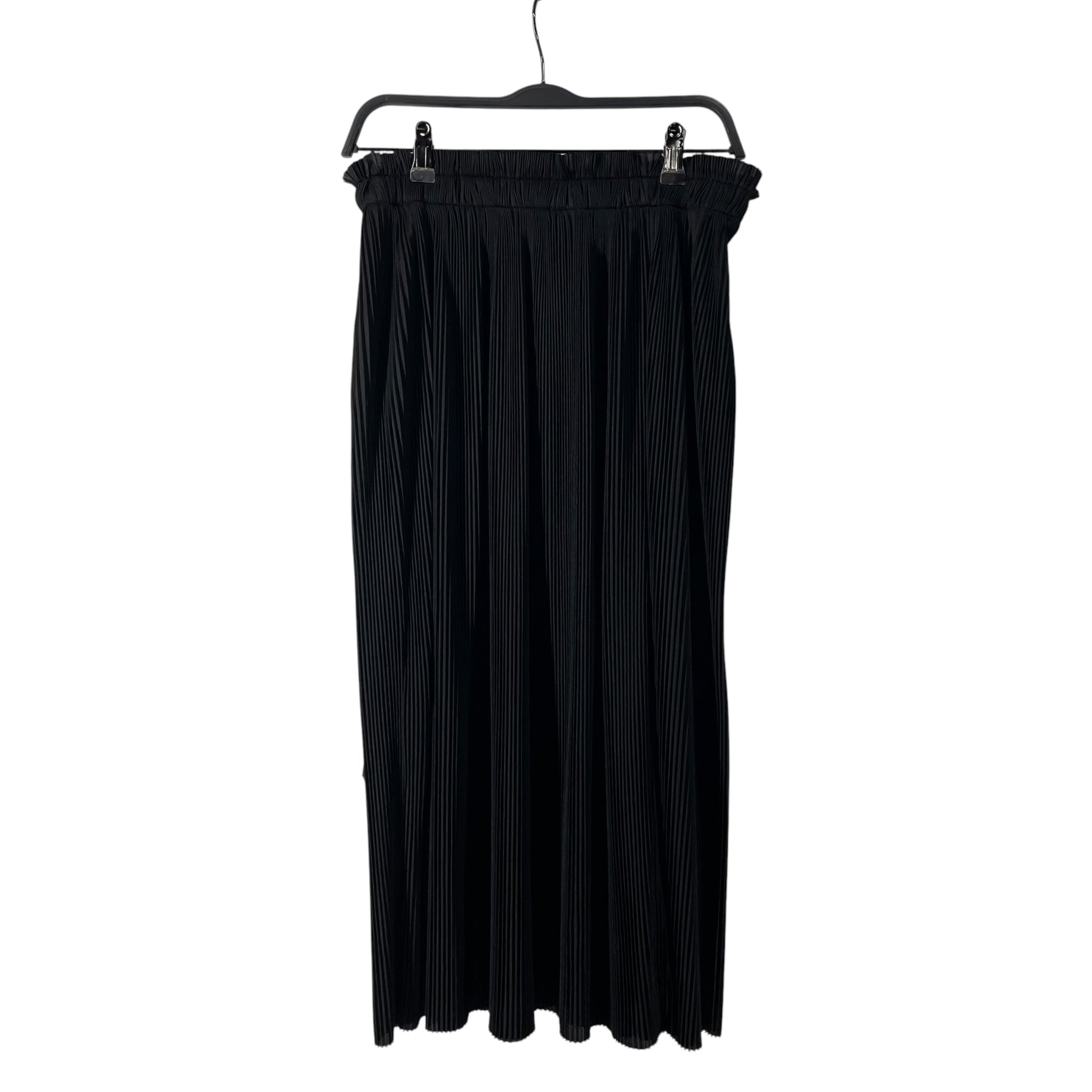COMME des GARCONS/Long Skirt/S/Polyester/BLK/PLEATED BRAIDED view 2