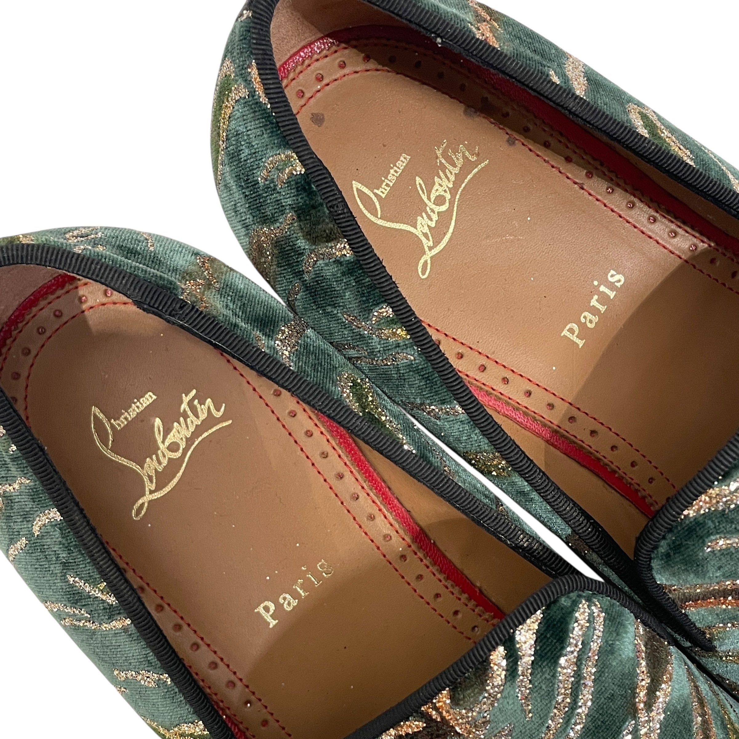 Christian Louboutin/Colonnaki Suede Bengale Loafers/EU 43.5 view 3