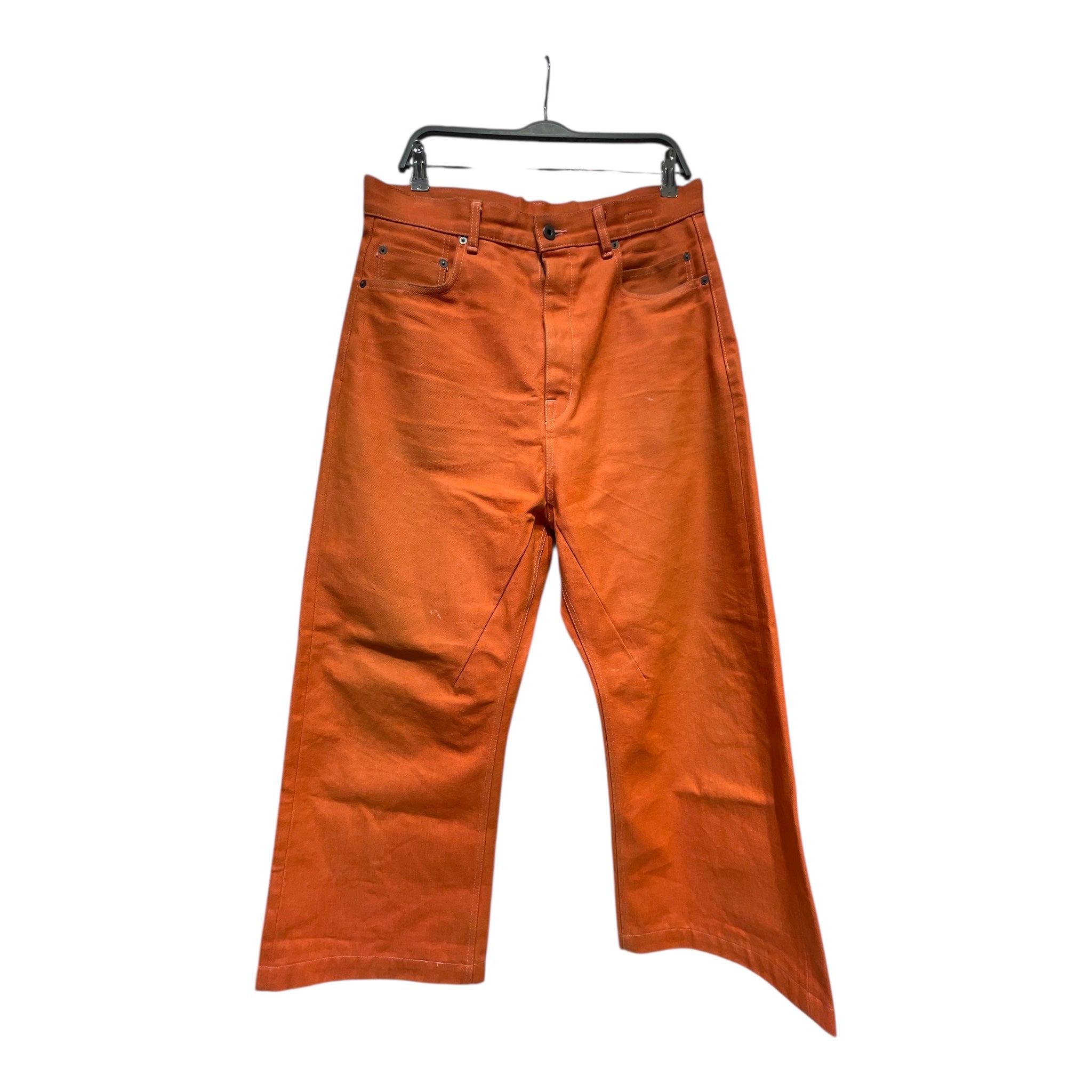 Rick Owens/Straight Pants/Cotton/ORN/ view 1