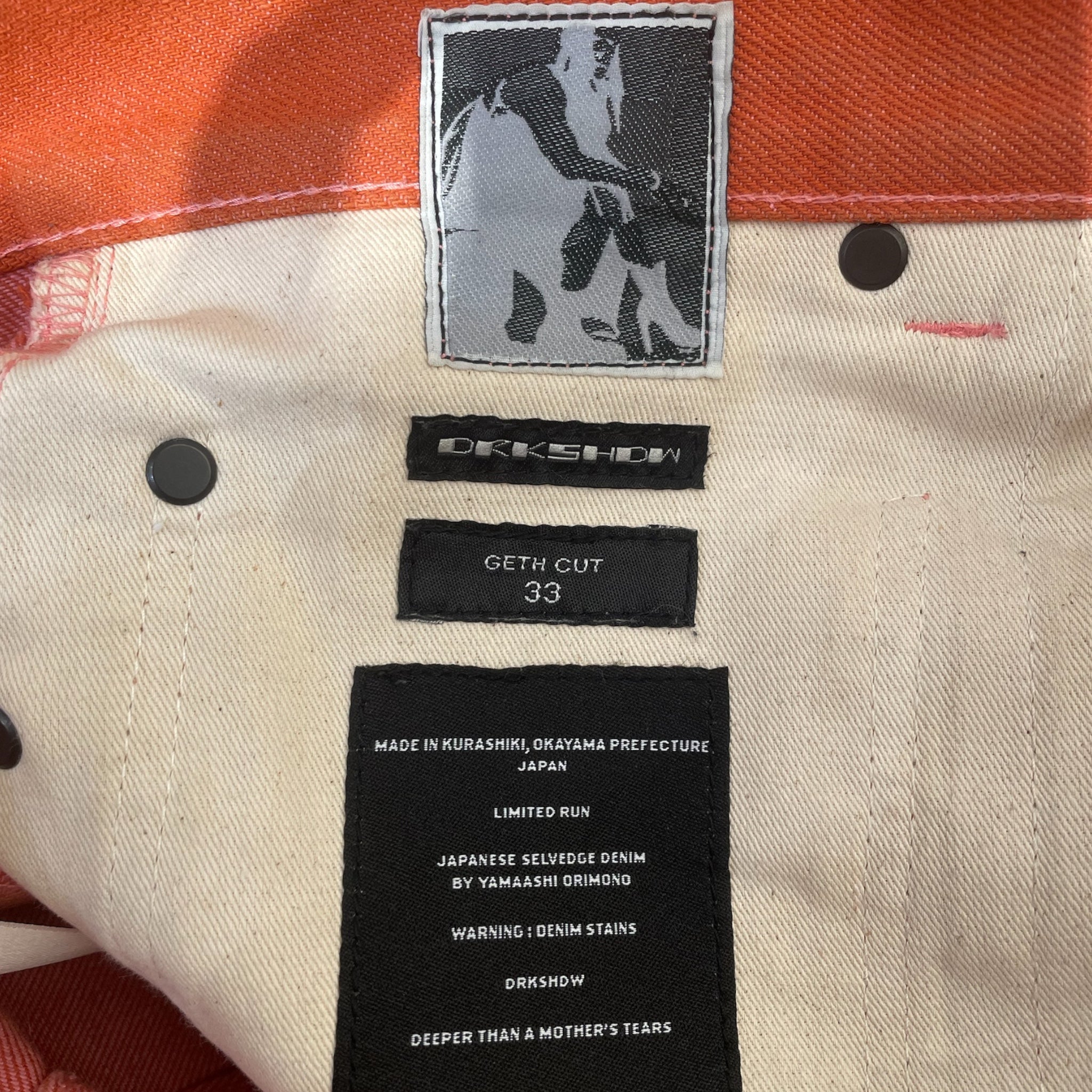 Rick Owens/Straight Pants/Cotton/ORN/ view 3