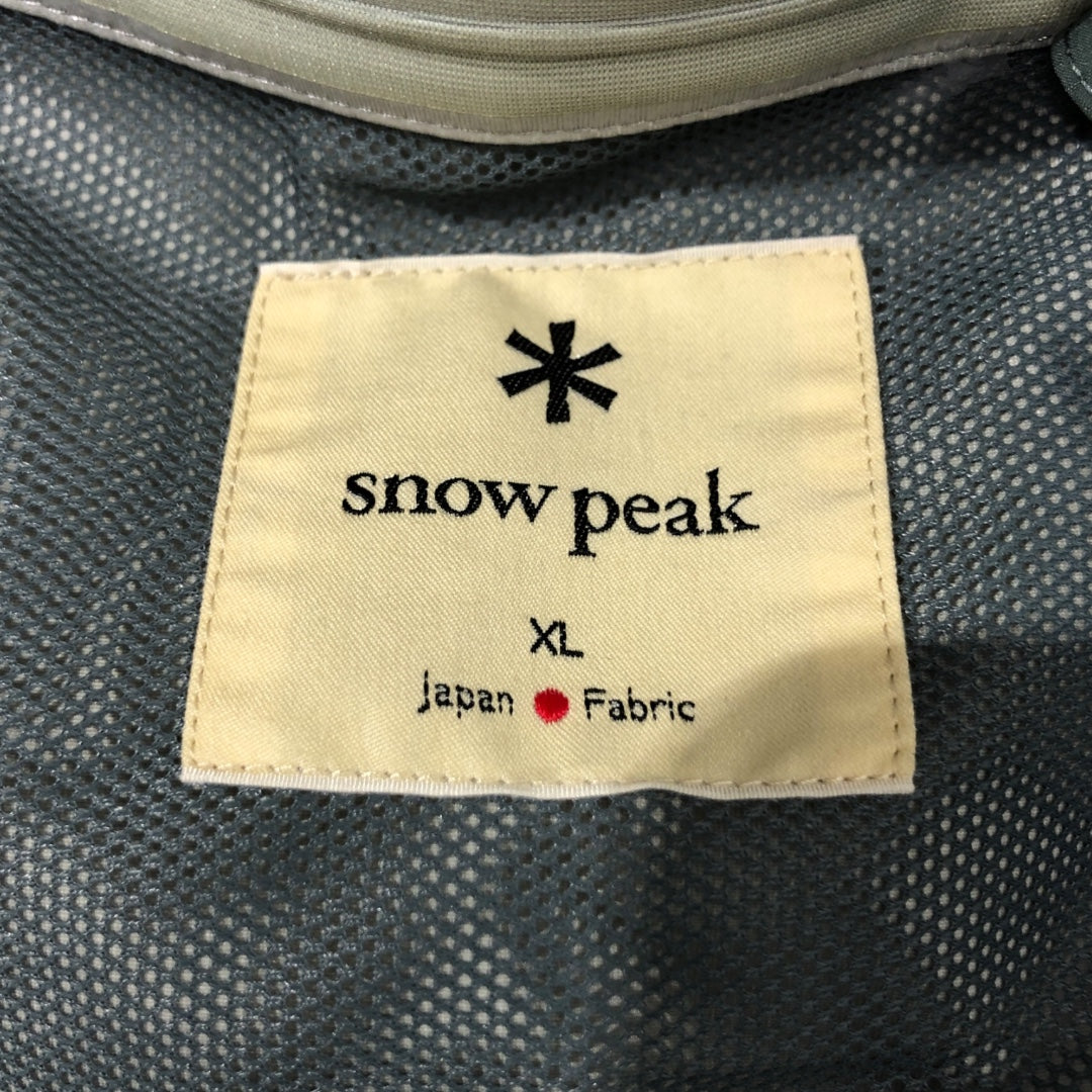 snow peak/Windbreaker/XL/Nylon/BLU/Seafoam Green Rain Jacket view 3