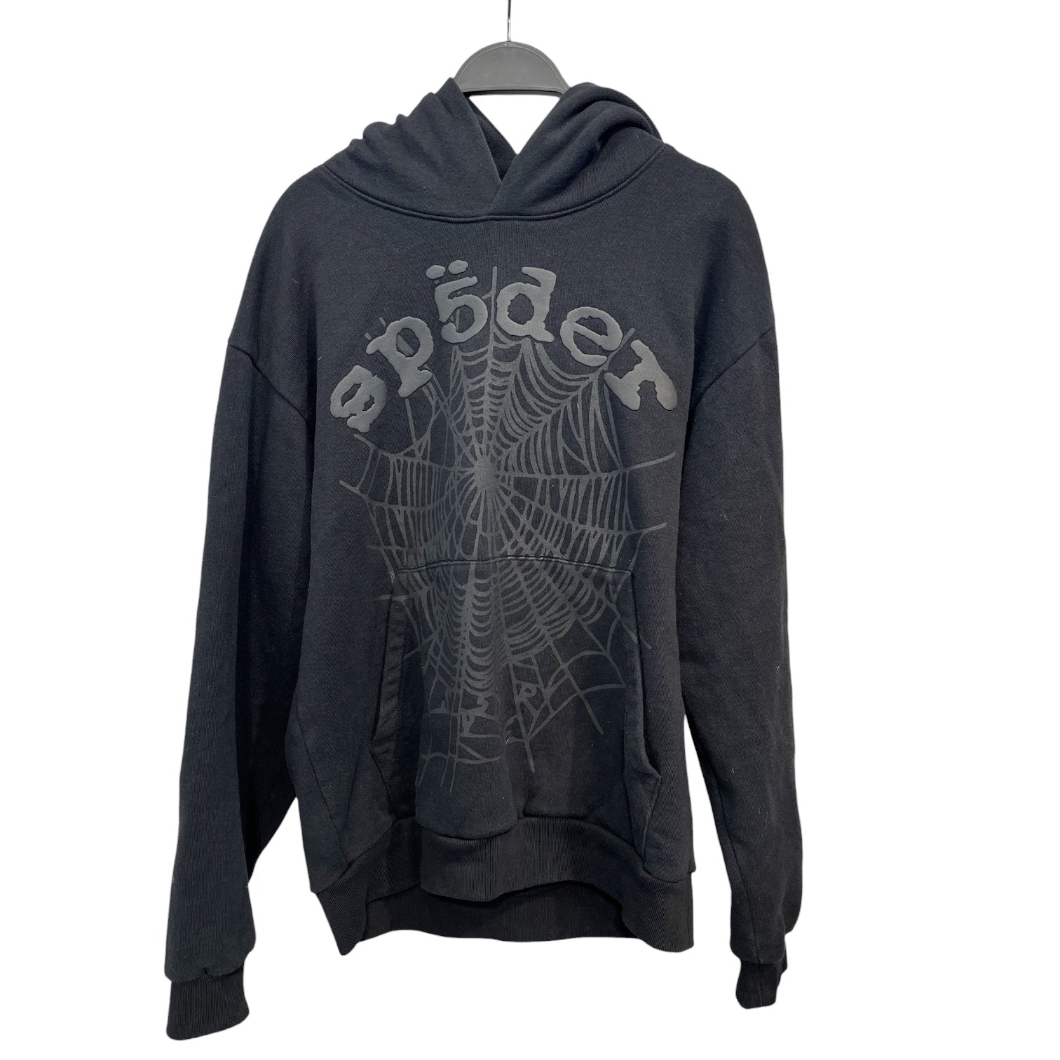 Sp5der/Hoodie/S/Cotton/BLK/ view 1