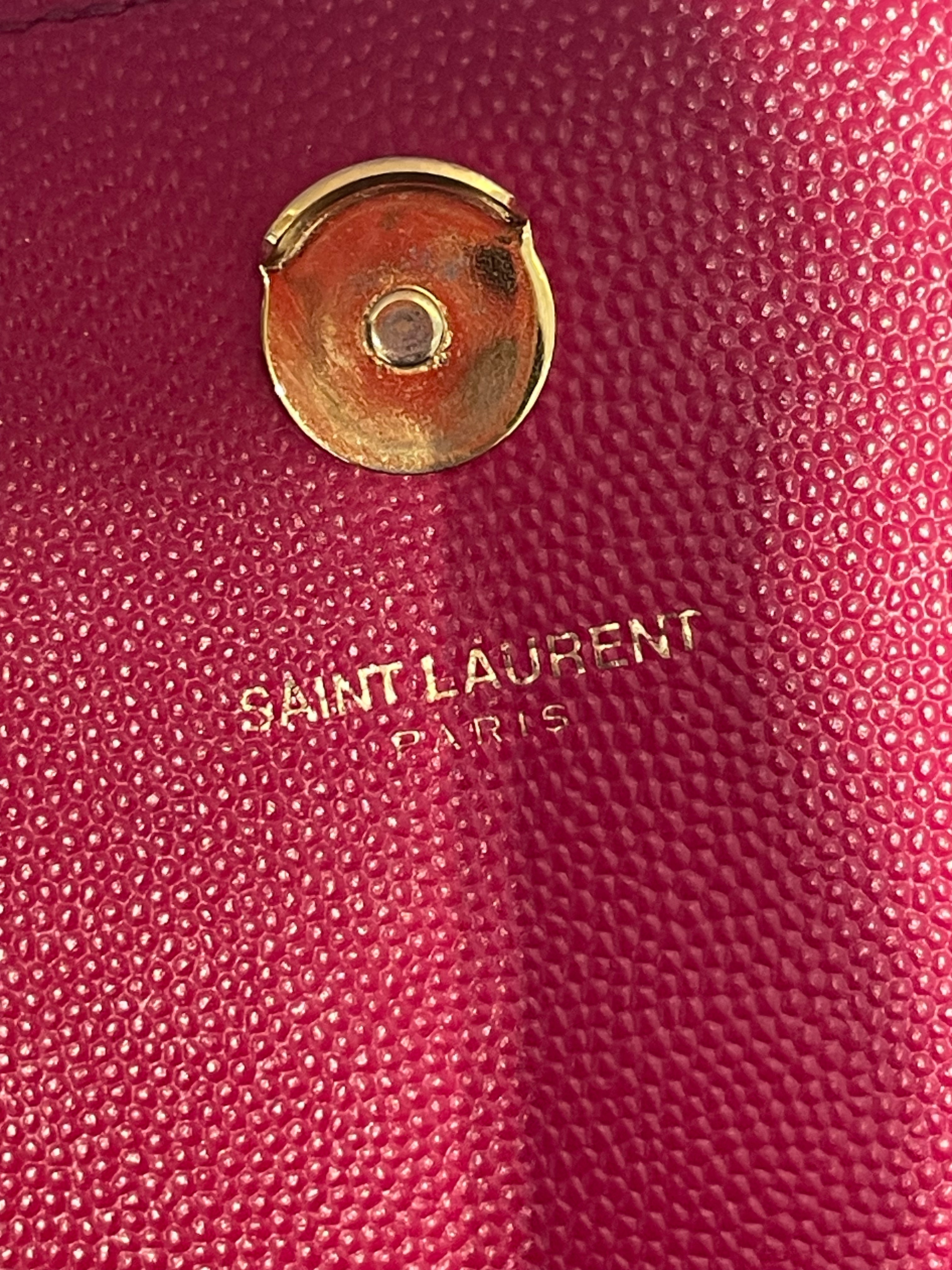 YVES SAINT LAURENT/Clutch Bag/Leather/PNK/Kate Monogram view 5
