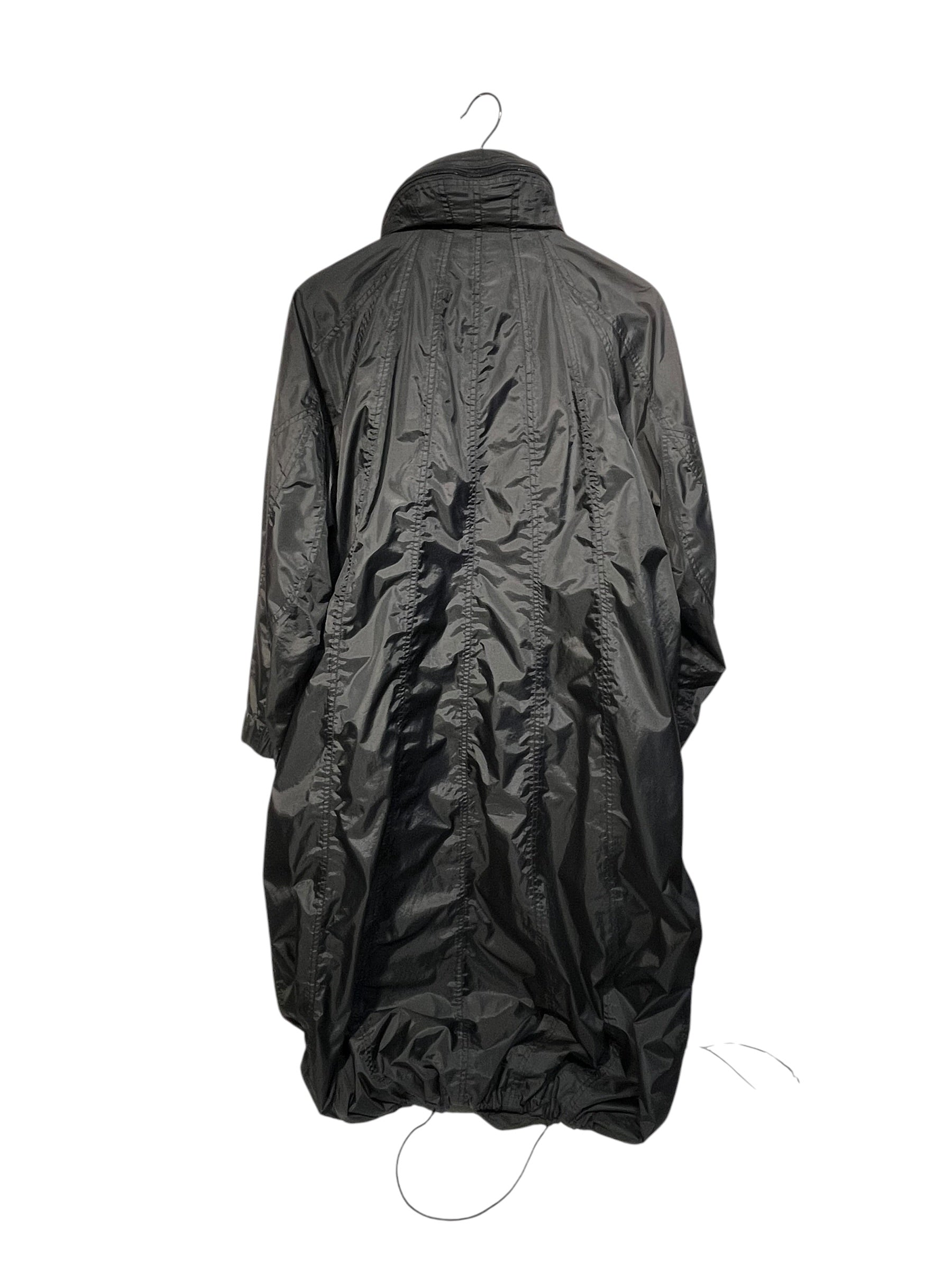 ISSEY MIYAKE/Poncho/2/Polyester/BLK/multi-pkt parachute jkt 2002aw view 3