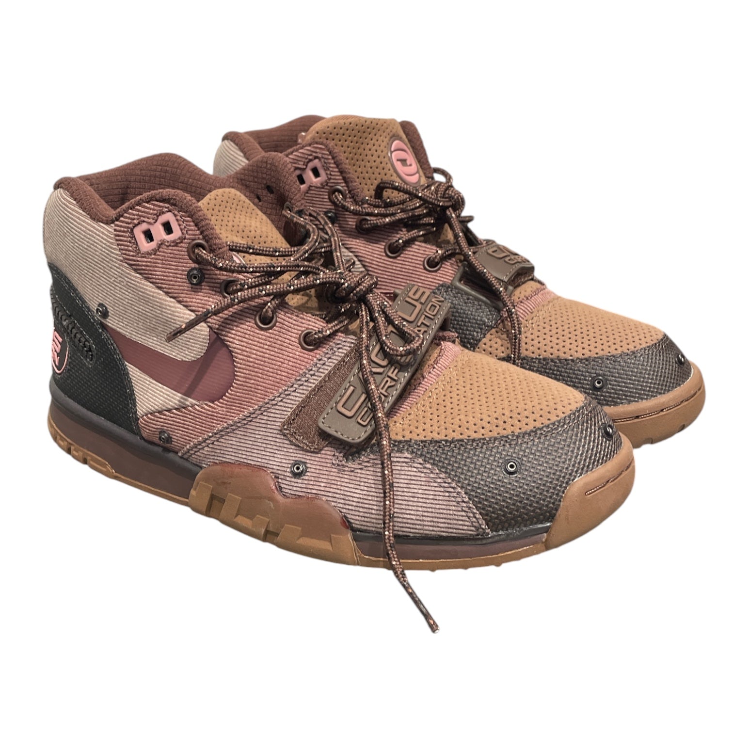 NIKE/Hi-Sneakers/US 8.5/Leather/BRW/DR7515-200 view 1