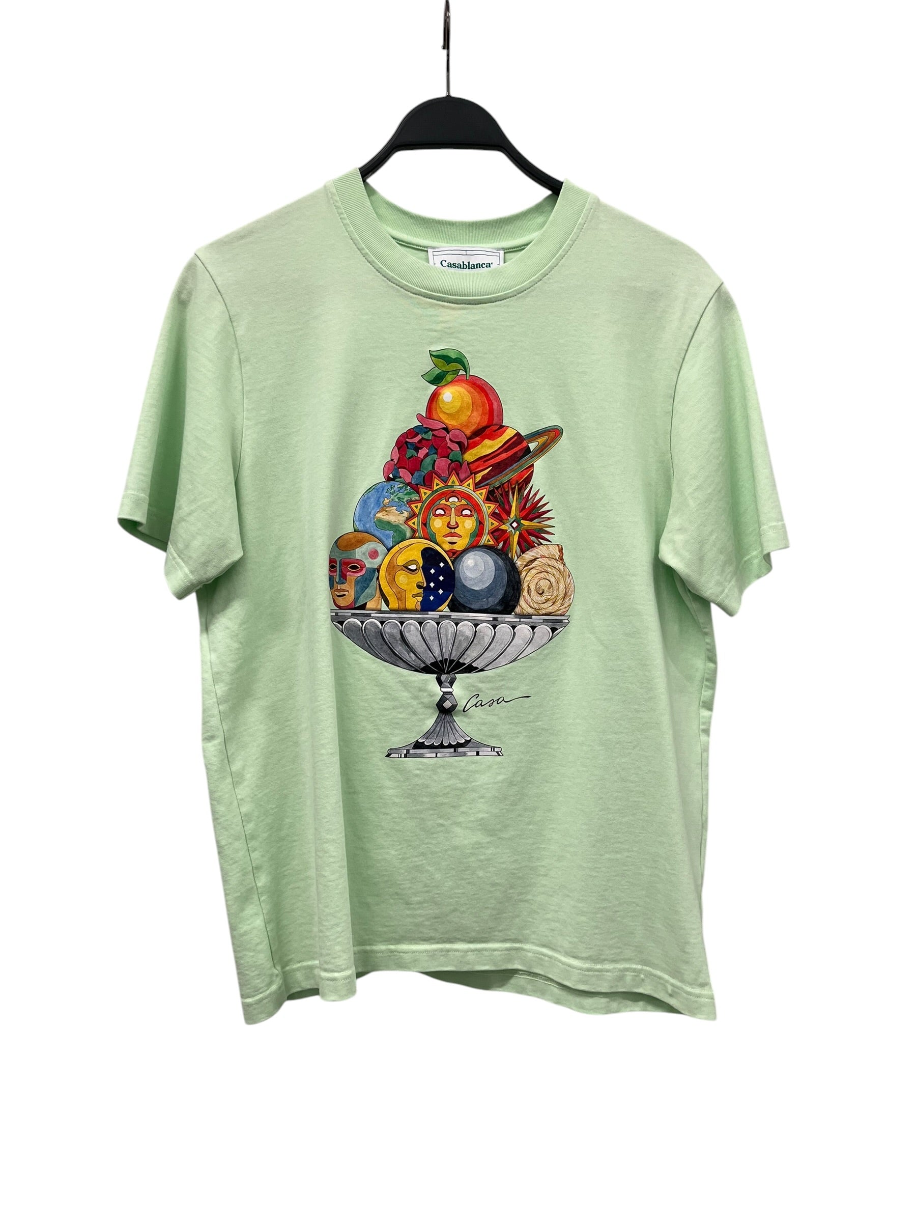 CASABLANCA/T-Shirt/M/Cotton/GRN/SUNDAE T-SHIRT view 1