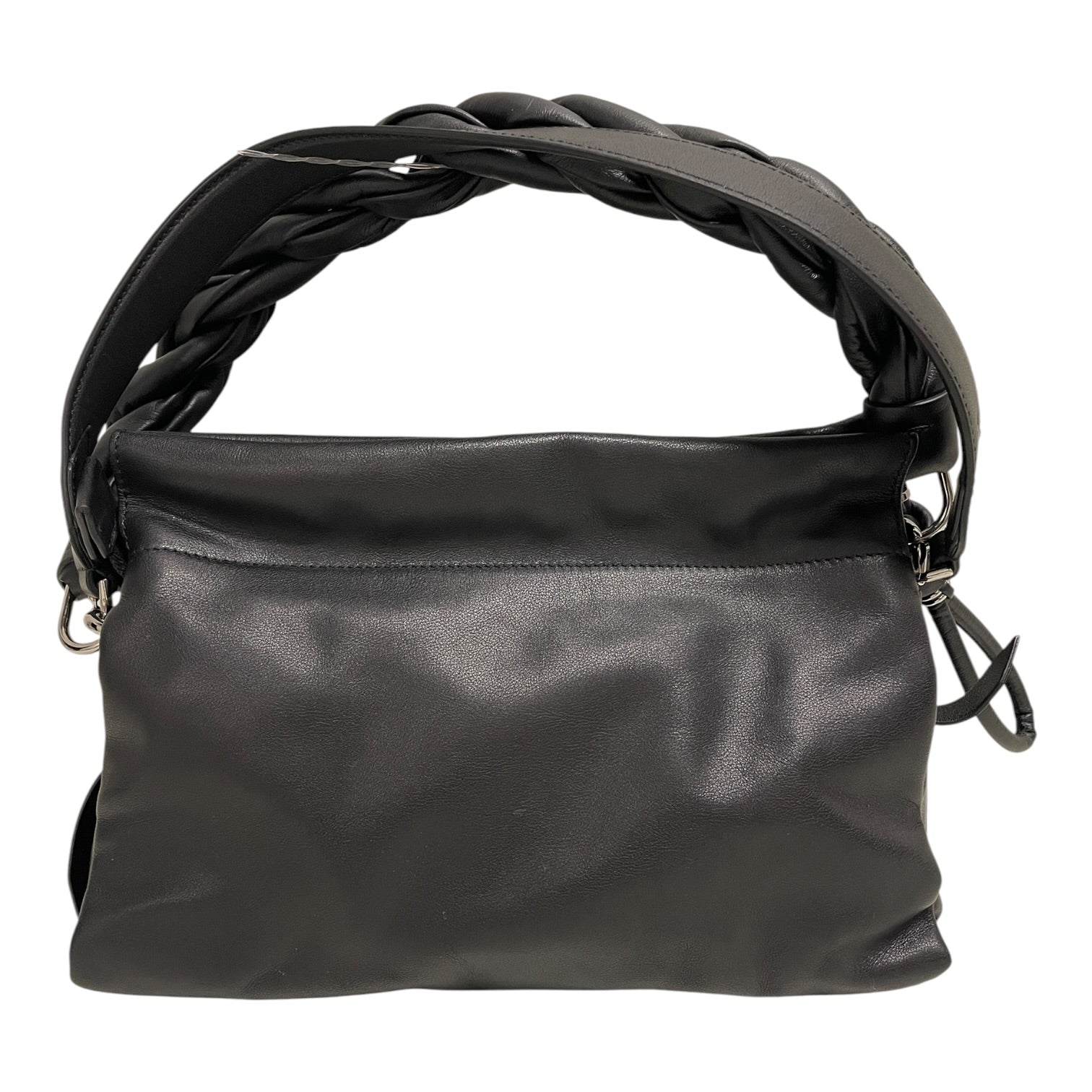 GIVENCHY/Hand Bag/Leather/BLK/BLK LOGO ON FRONT view 2