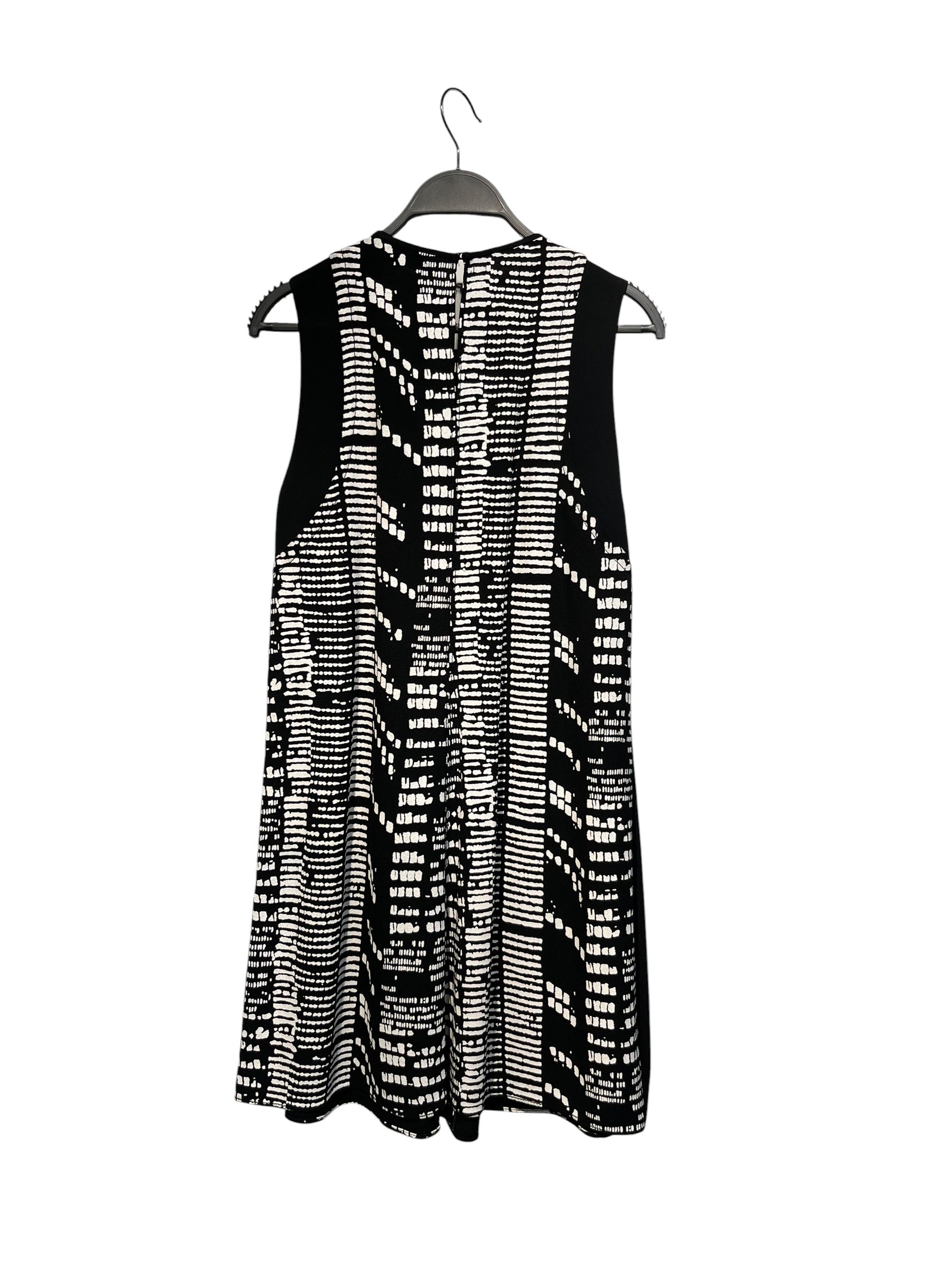 PROENZA SCHOULER/Dress/6/All Over Print/Cotton/BLK/WHITE PRINT W/ SLEEVES view 2