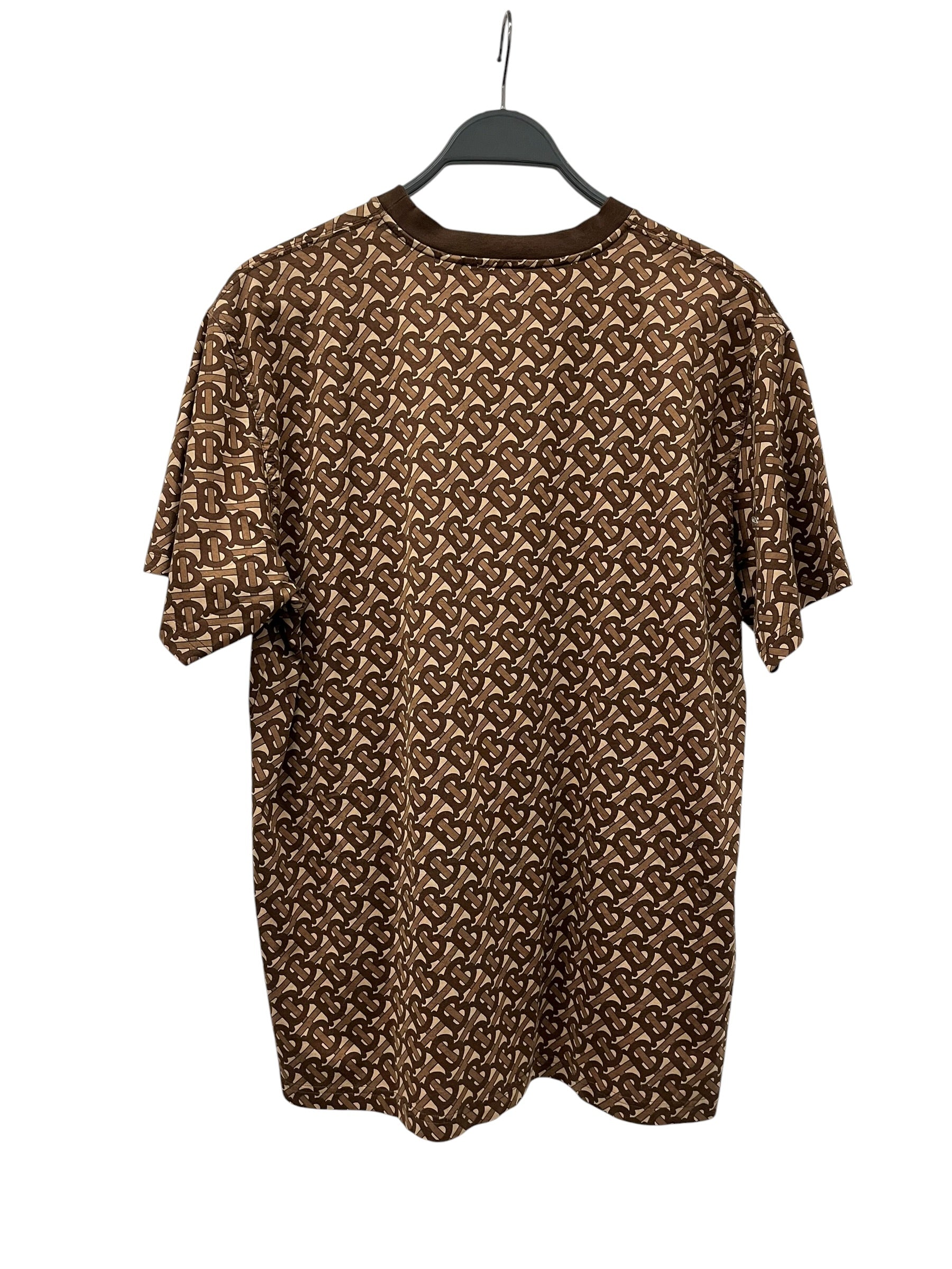 BURBERRY LONDON/T-Shirt/XL/Cotton/BRW/Monogram/B MONOGRAM W BLK/WHT STRIPES view 2