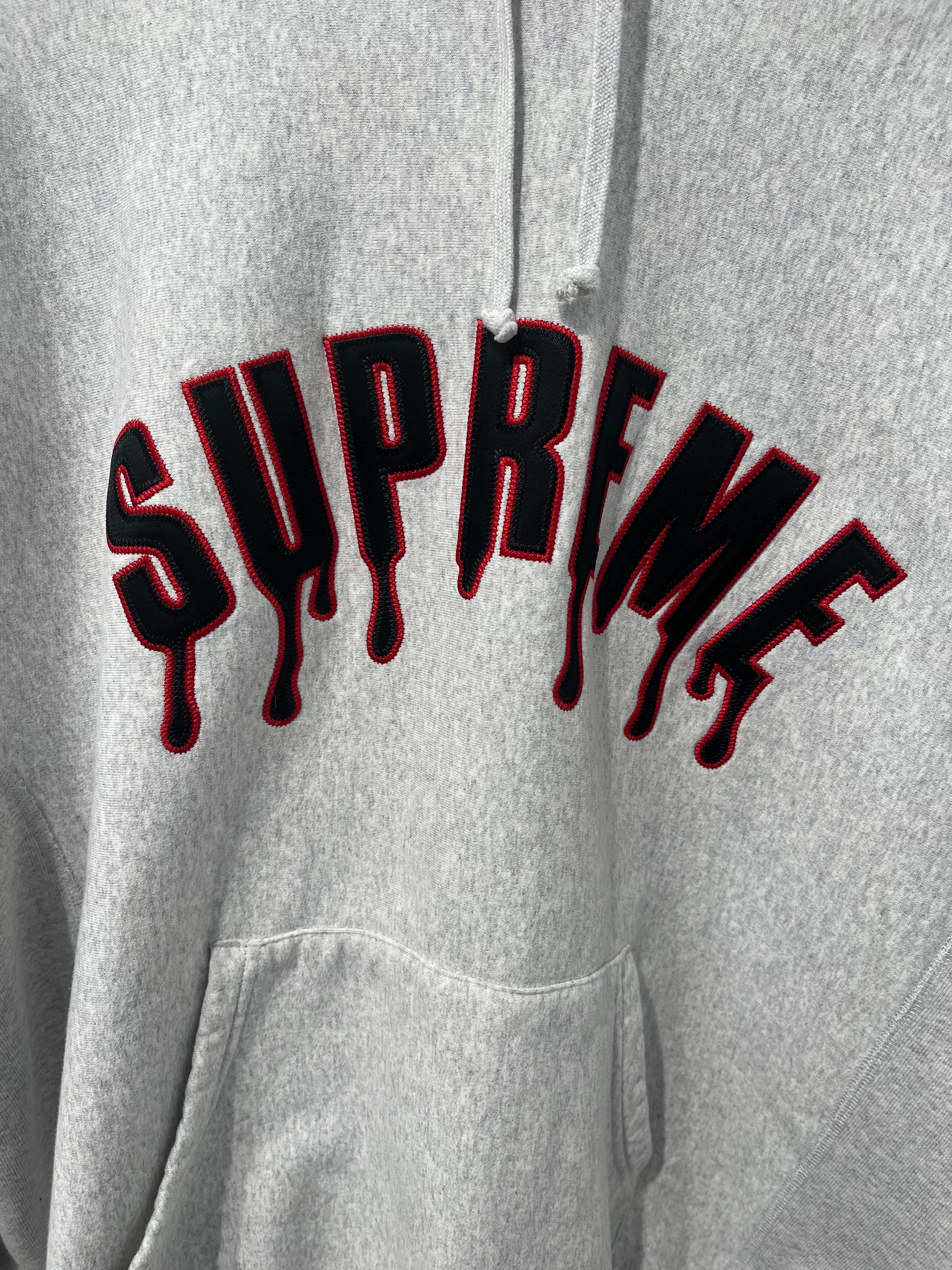 GHOSTFACE/Supreme/Hoodie/L/Cotton/GRY/SUPREME DRIP LOGO view 6