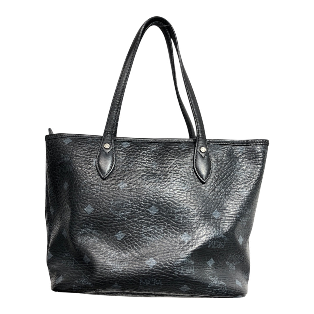 MCM/Hand Bag/Monogram/Leather/BLK/Mini shopper view 2