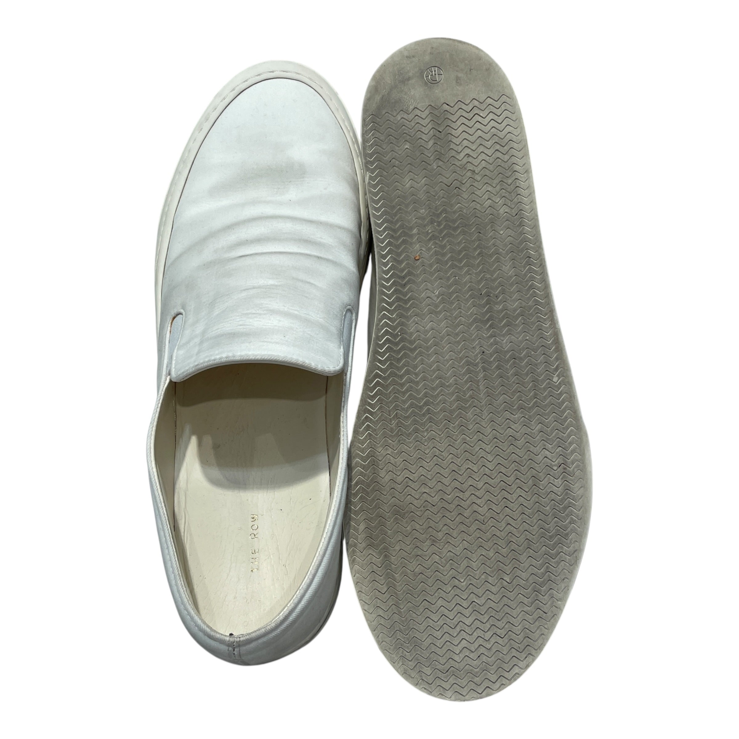 THE ROW/Shoes/EU 39/Cotton/WHT/Slip Ons view 4