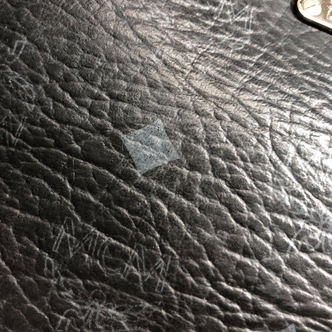 MCM/Hand Bag/Monogram/Leather/BLK/Mini shopper view 4
