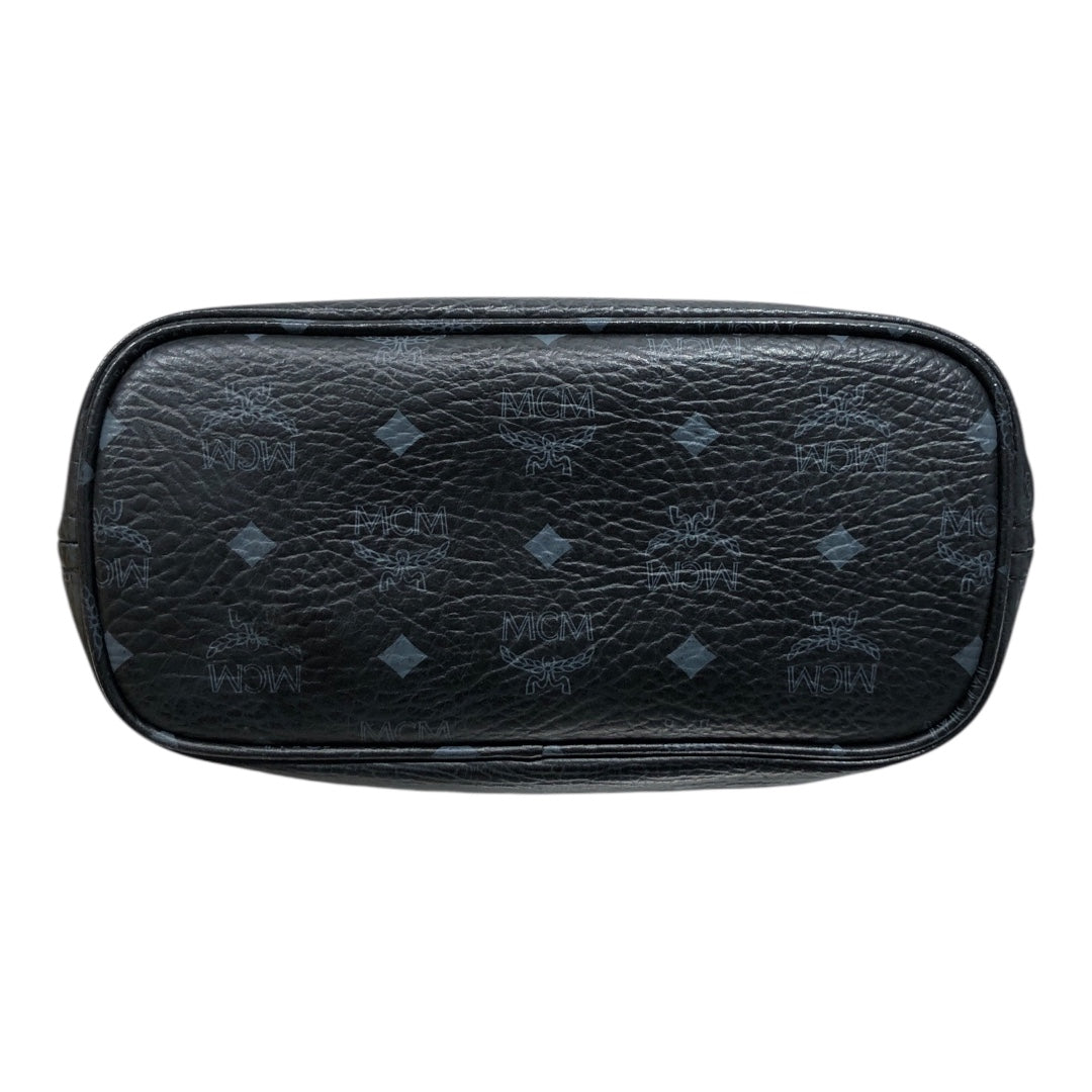 MCM/Hand Bag/Monogram/Leather/BLK/Mini shopper view 3