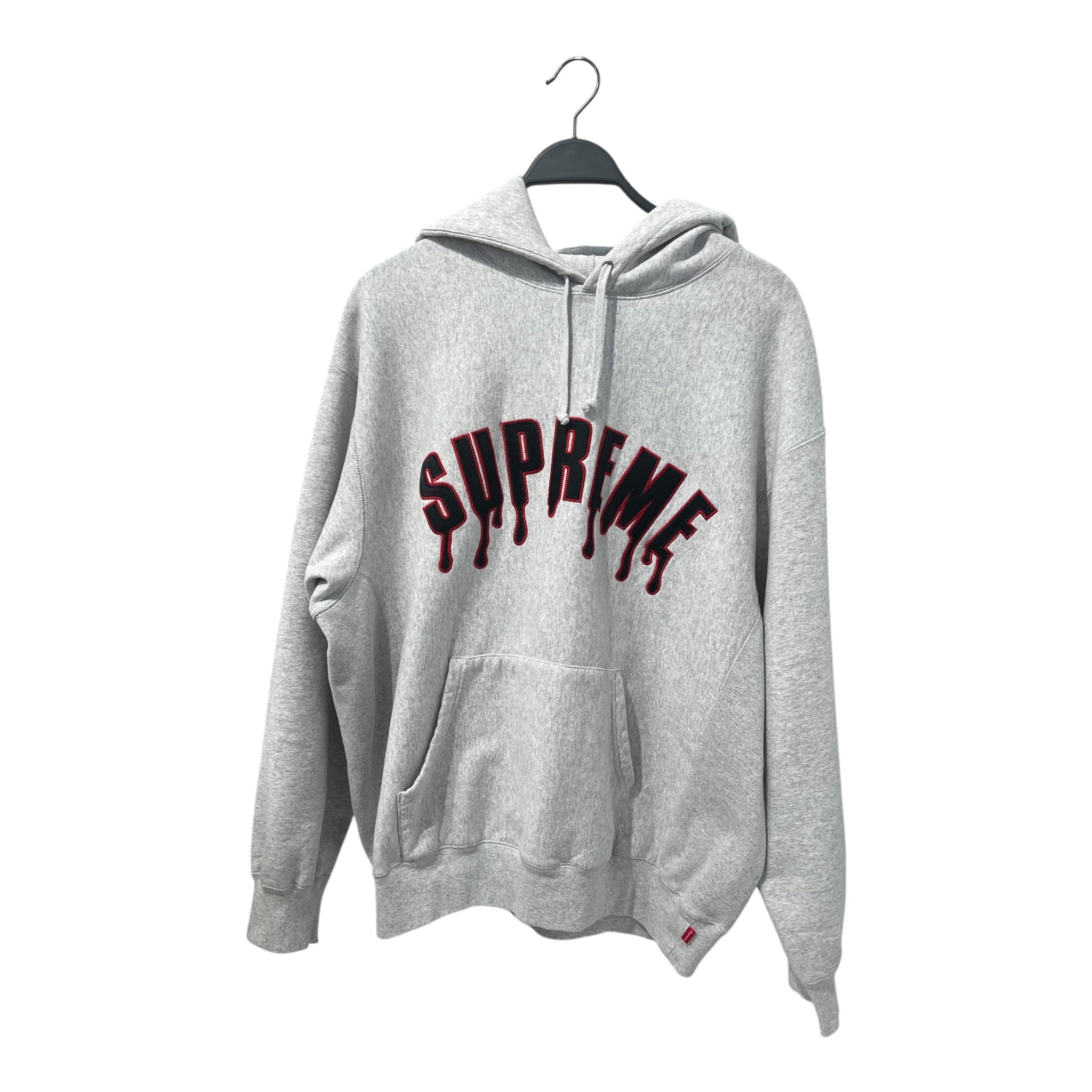GHOSTFACE/Supreme/Hoodie/L/Cotton/GRY/SUPREME DRIP LOGO view 1
